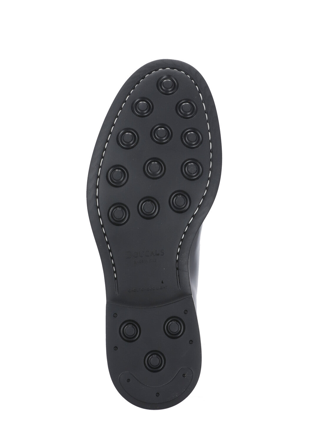 Doucals Flat Shoes Black Cowhide Sole: Rubber