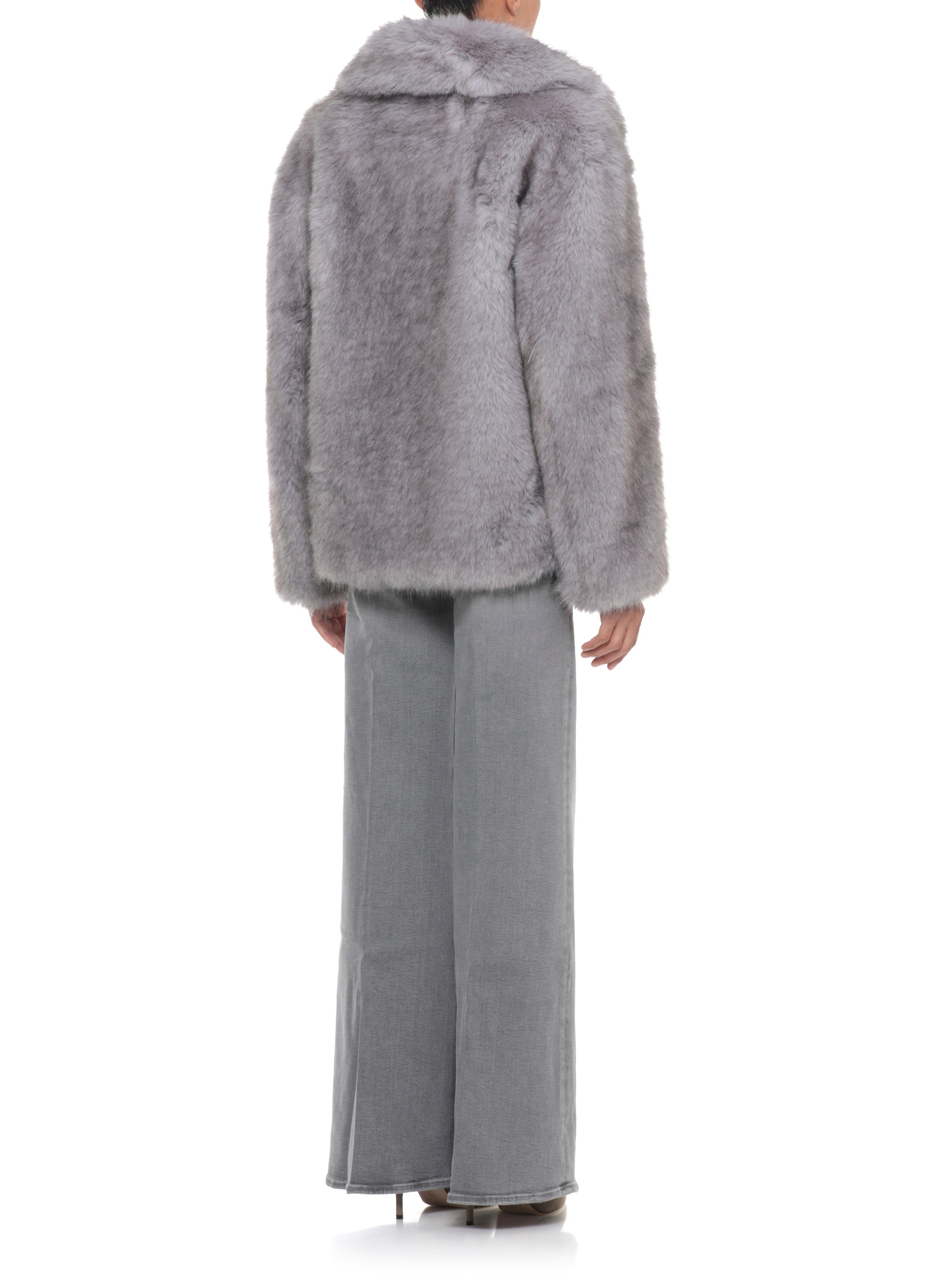 Stand Studio Coats Grey Polyester