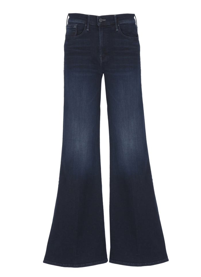 Mother Jeans Blue Cotton Polyester Elastane