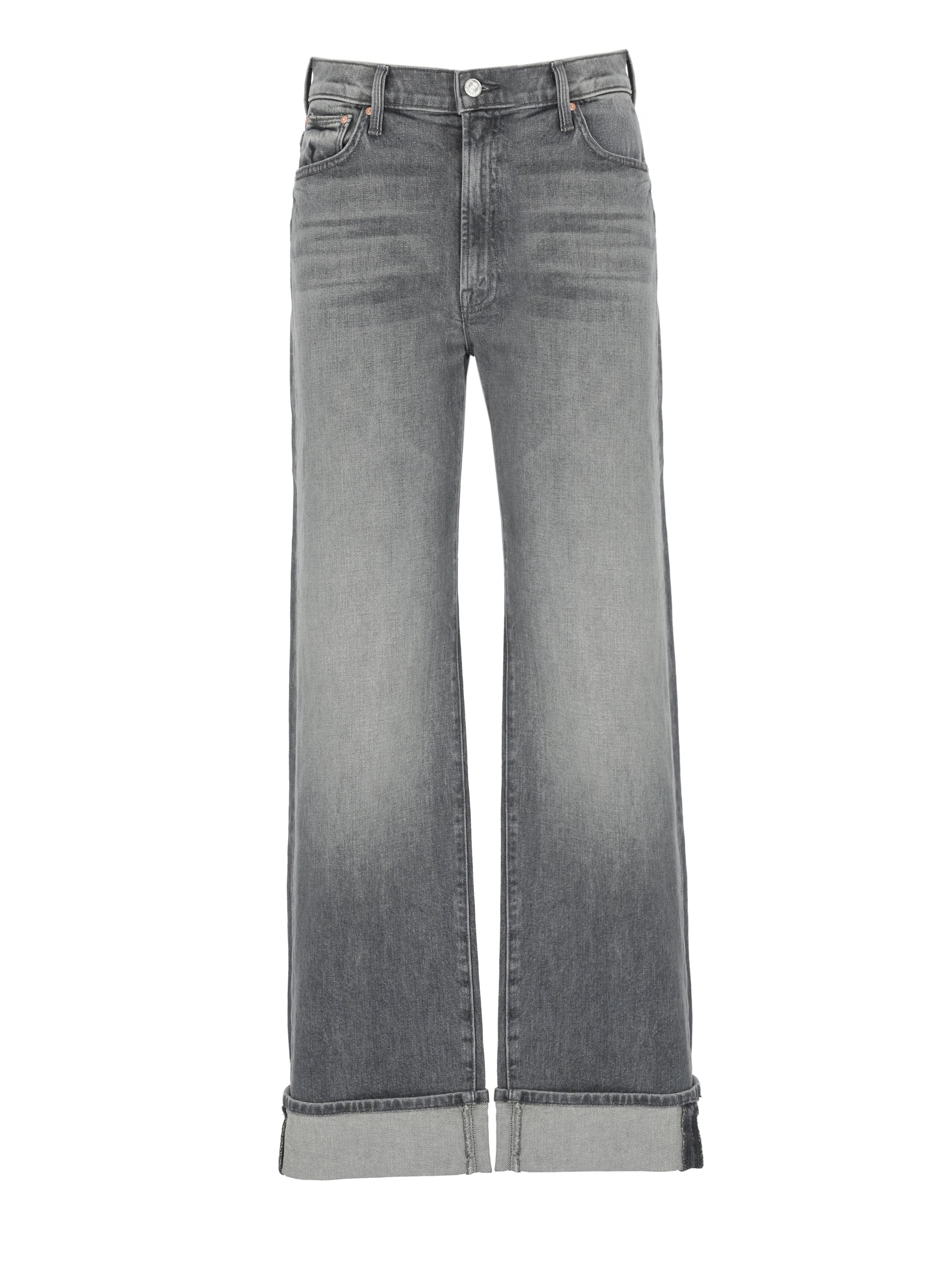 Mother Jeans Grey Cotton Elastane