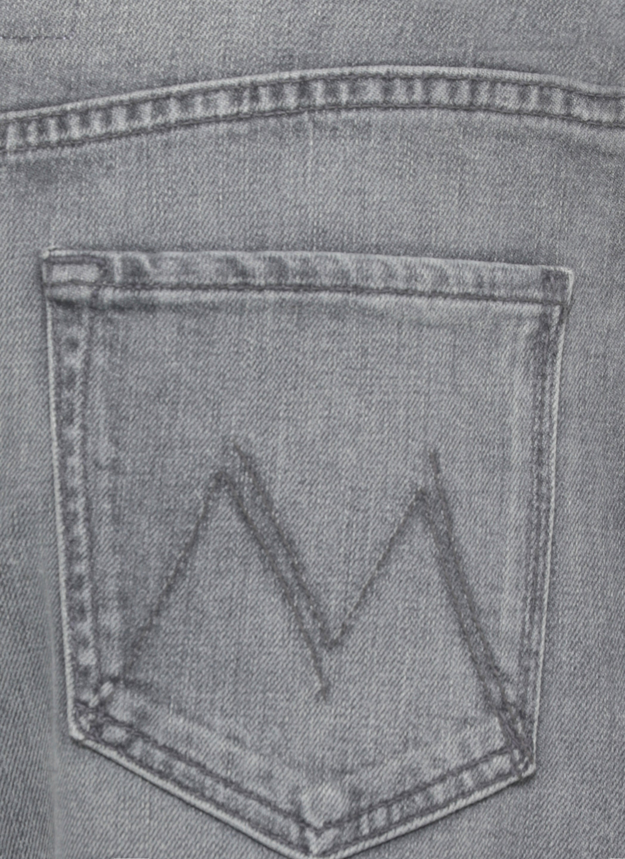 Mother Jeans Grey Cotton Elastane