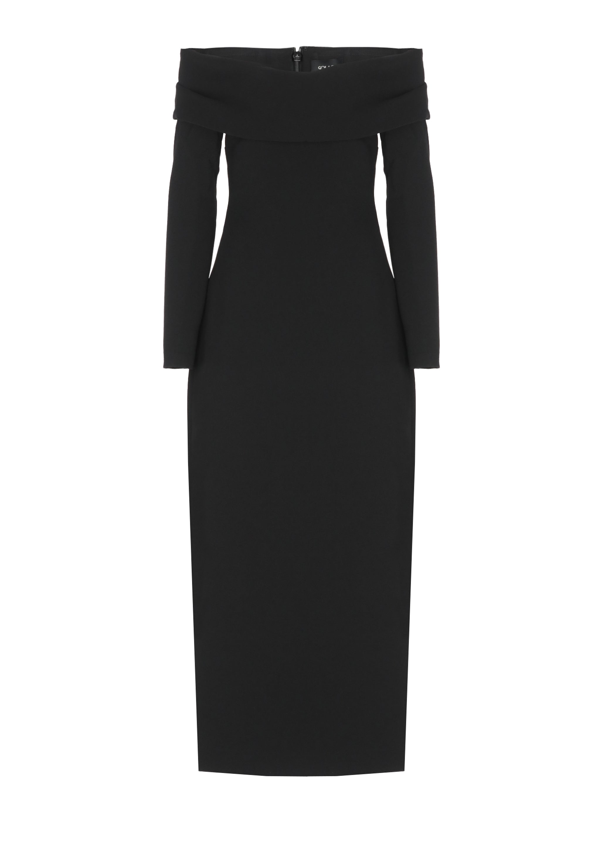 Solace London Dresses Black Polyester