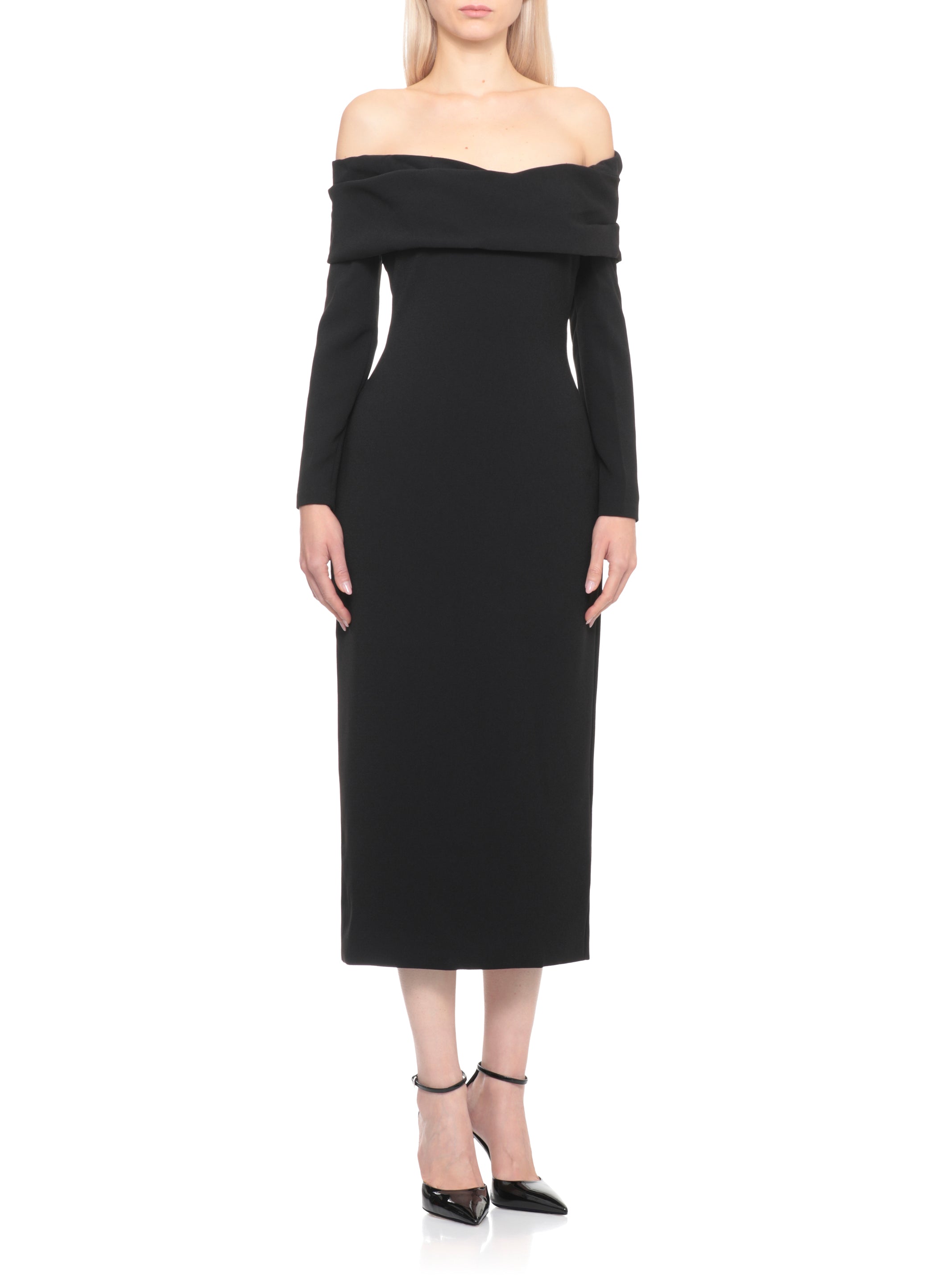 Solace London Dresses Black Polyester
