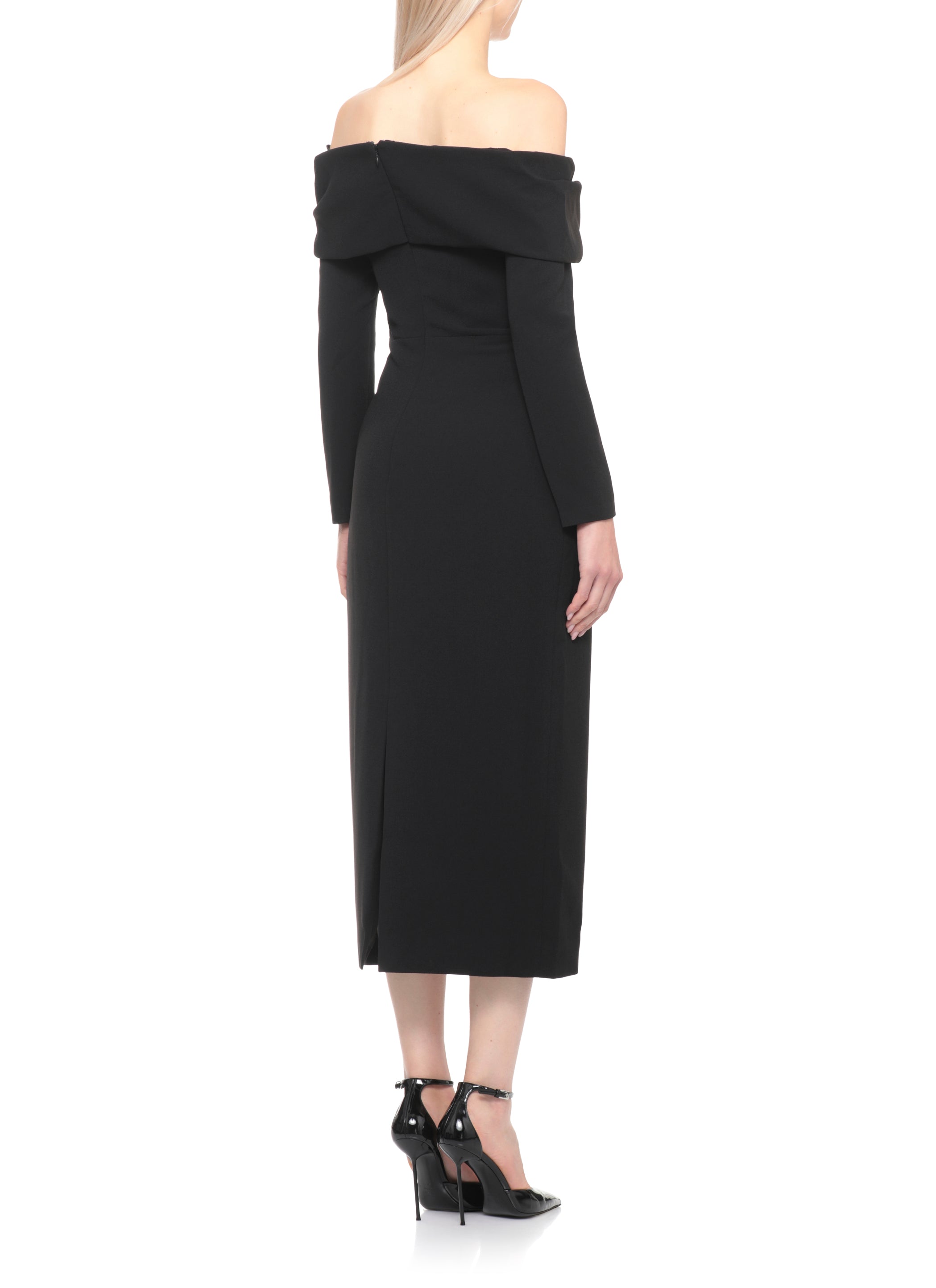 Solace London Dresses Black Polyester