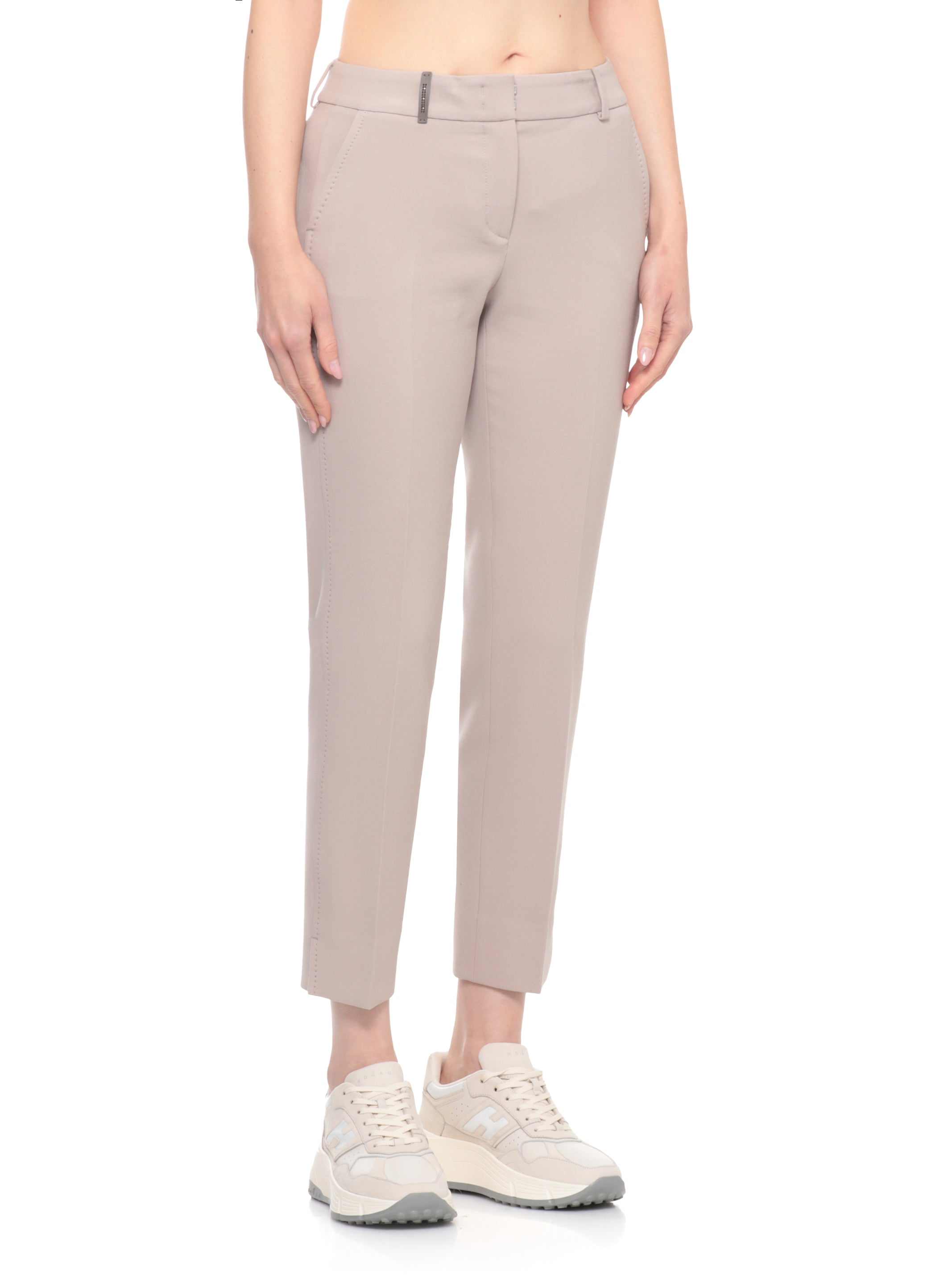 Peserico Trousers Beige