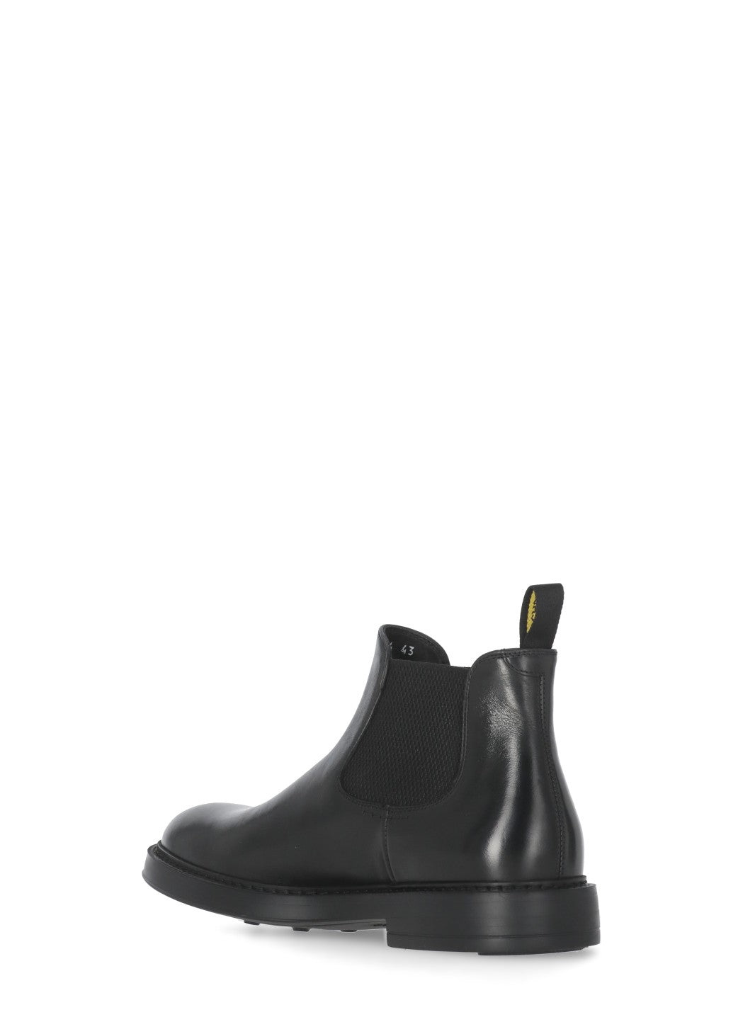 Doucals Boots Black Cowhide Sole: Rubber