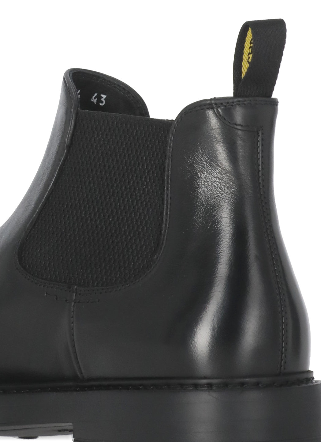 Doucals Boots Black Cowhide Sole: Rubber