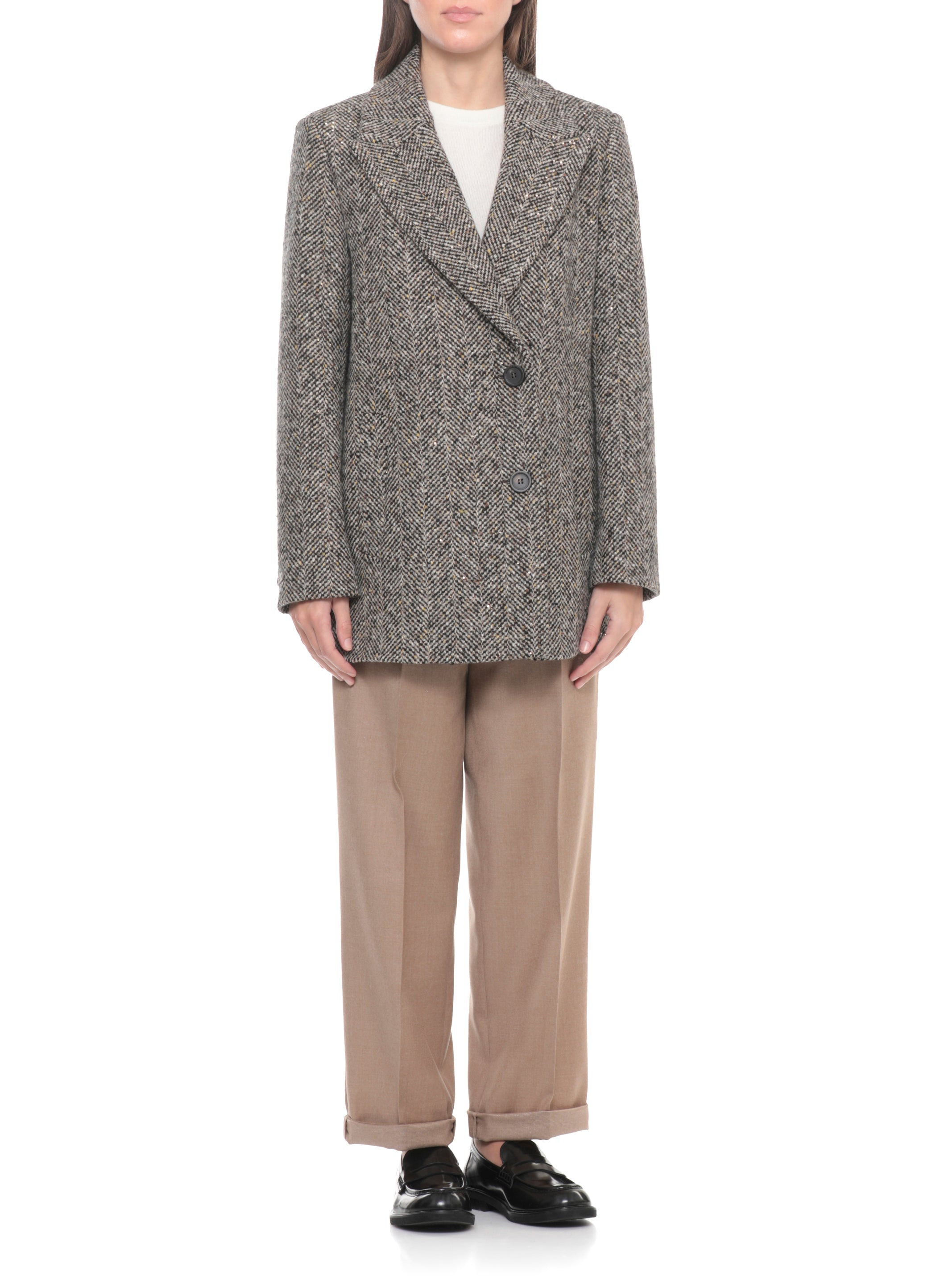 Peserico Coats Brown