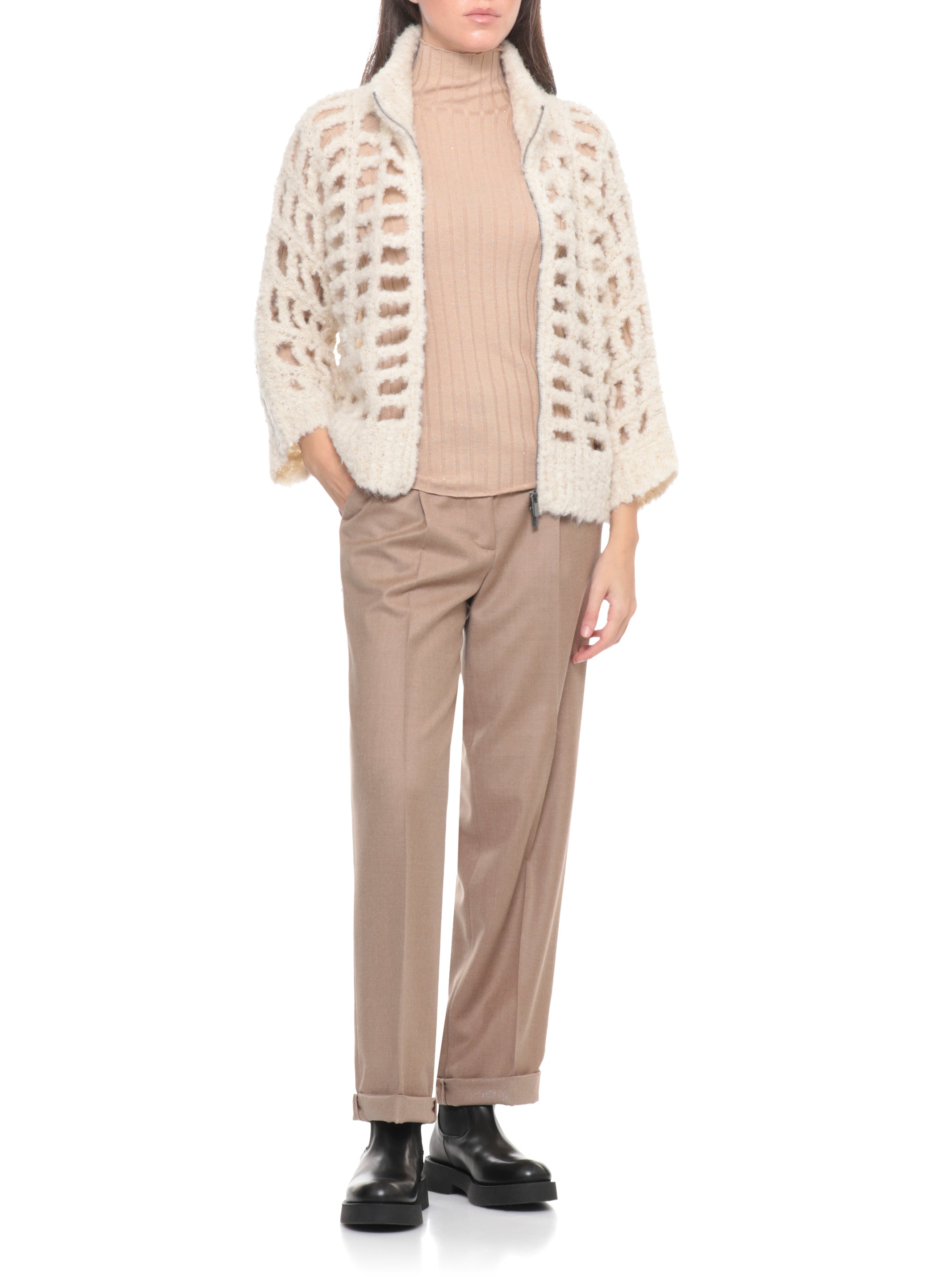 Peserico Aurea Sweaters White