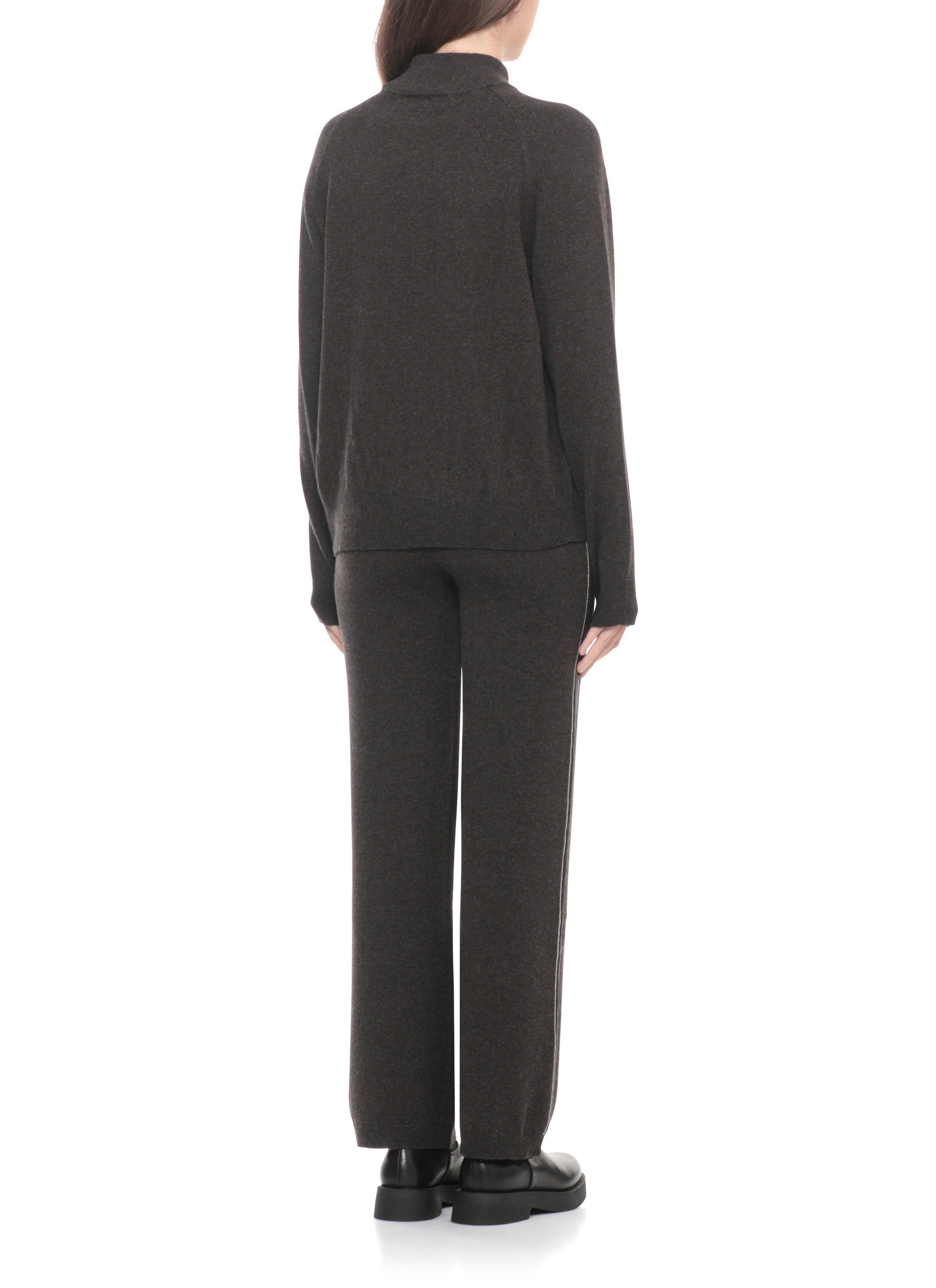 Peserico Sweaters Brown Wool Silk Cashmere