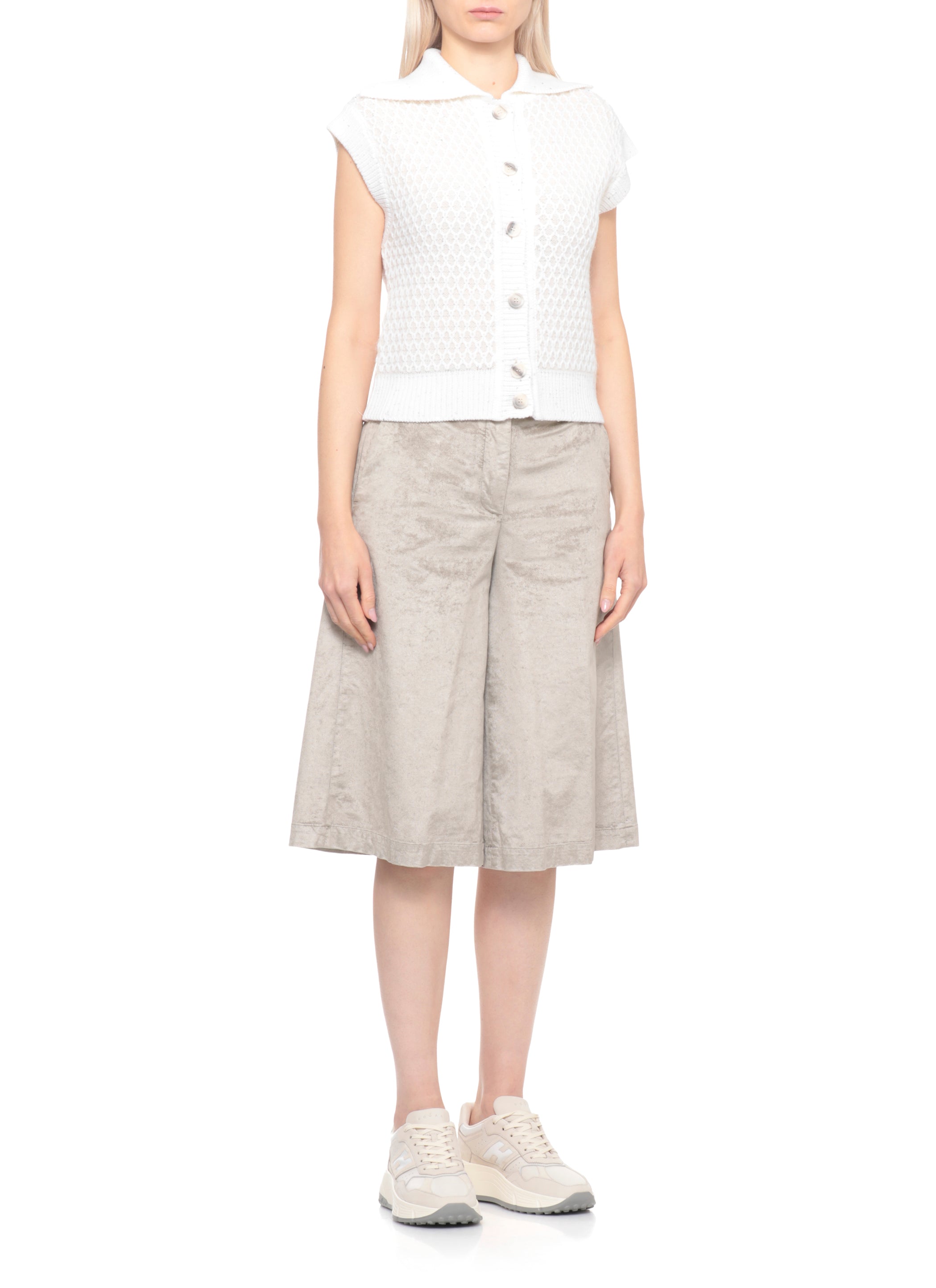 Peserico Sweaters Ivory Virgin Wool
