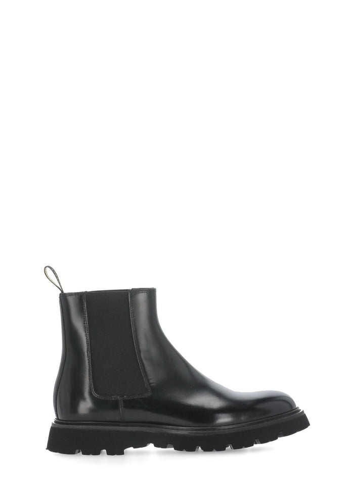 Doucals Boots Black Cowhide Sole: Rubber