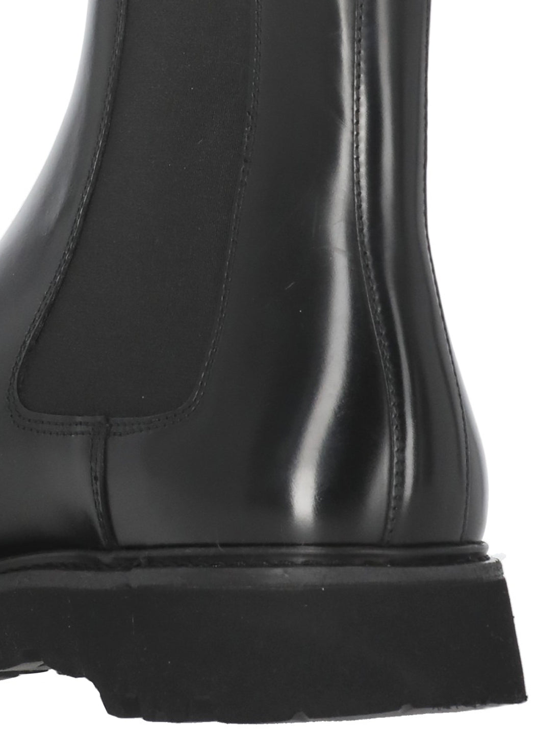 Doucals Boots Black Cowhide Sole: Rubber