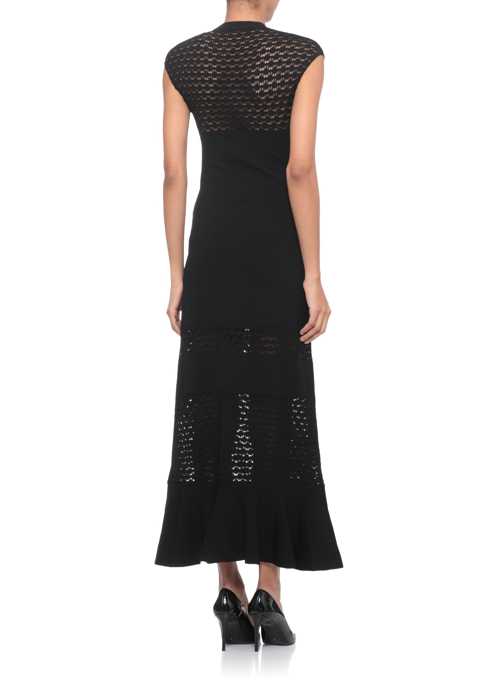 Lanvin Dresses Black Viscose Polyester