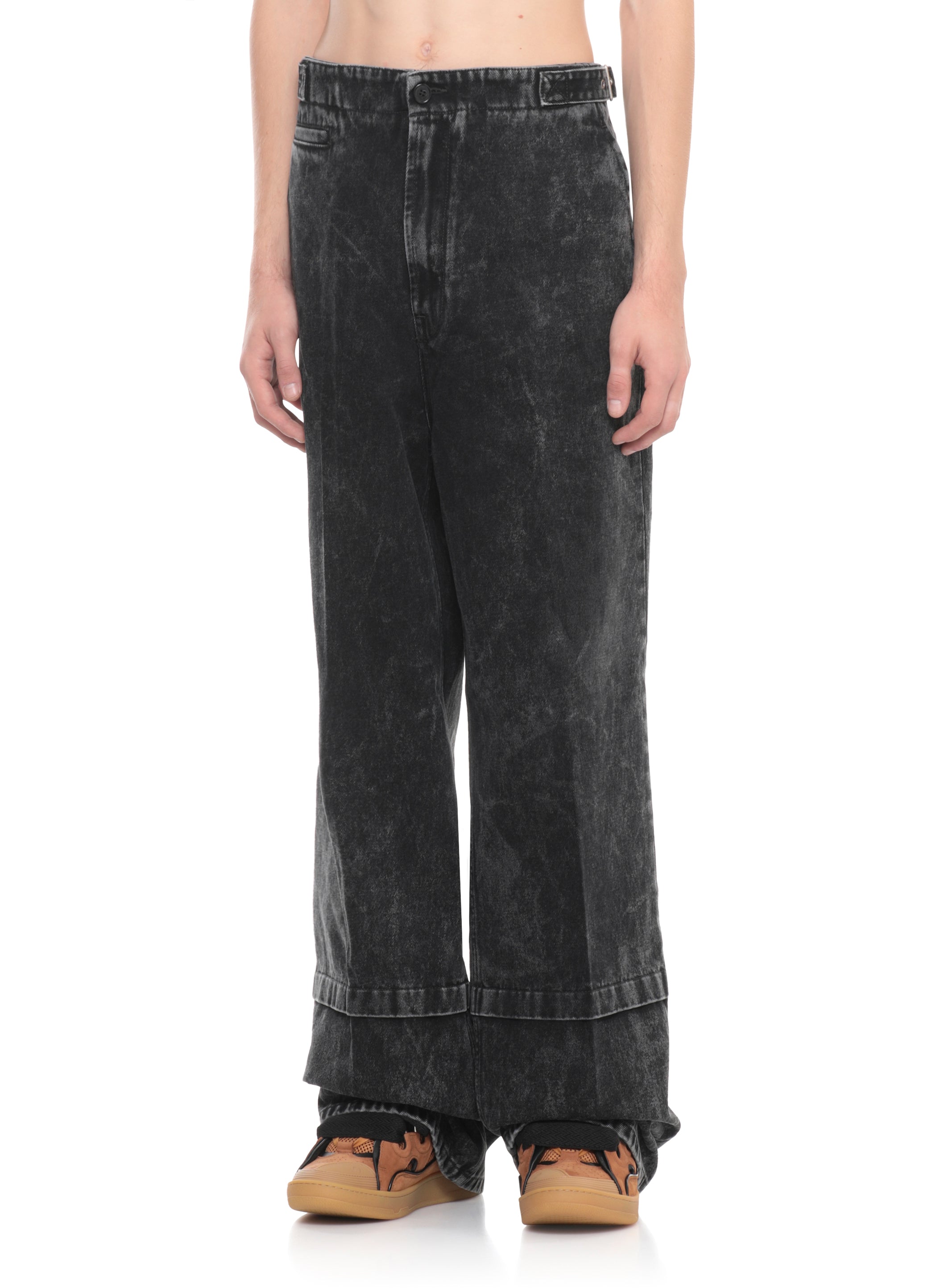 Lanvin Jeans Black Cotton