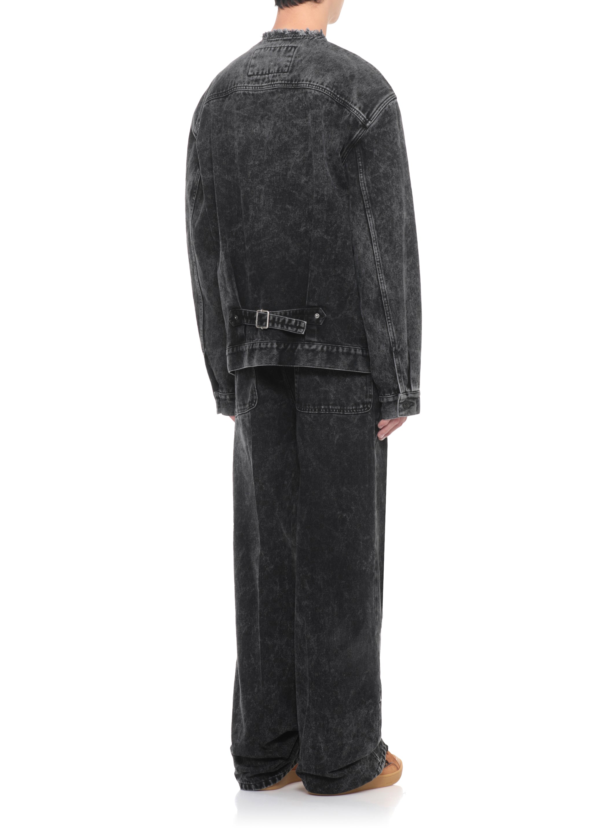 Lanvin Coats Black Cotton