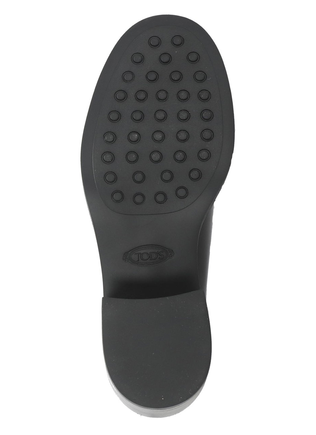 Tods With Heel Black Calf Leather