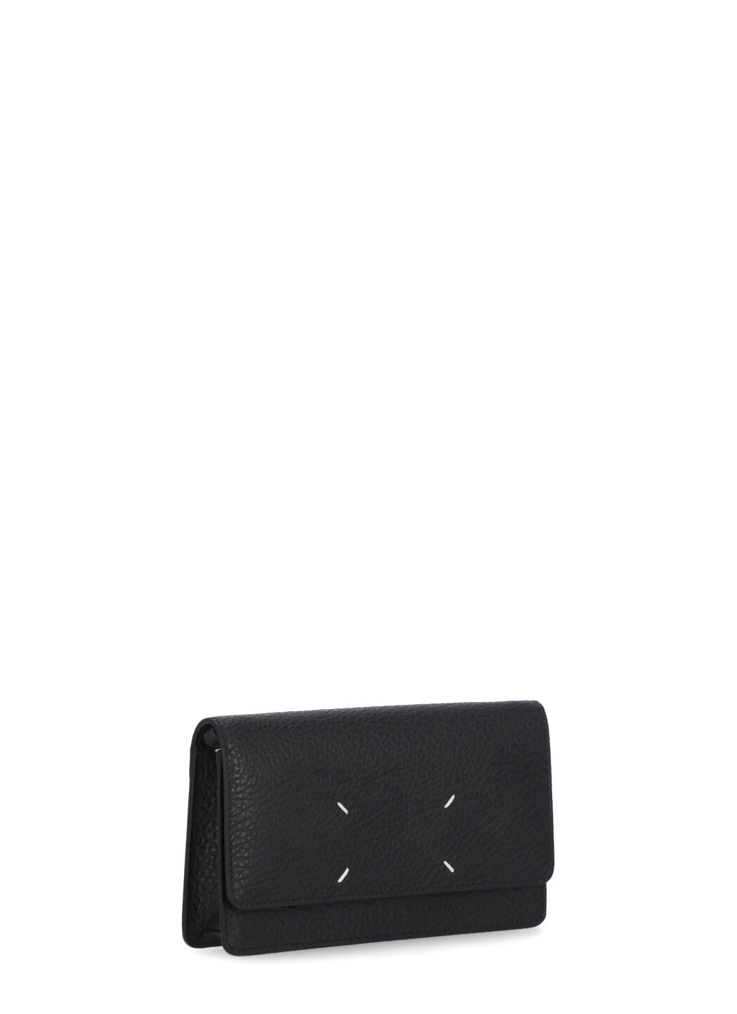 Maison Margiela Wallets Black Cow Leather Lining: Viscose