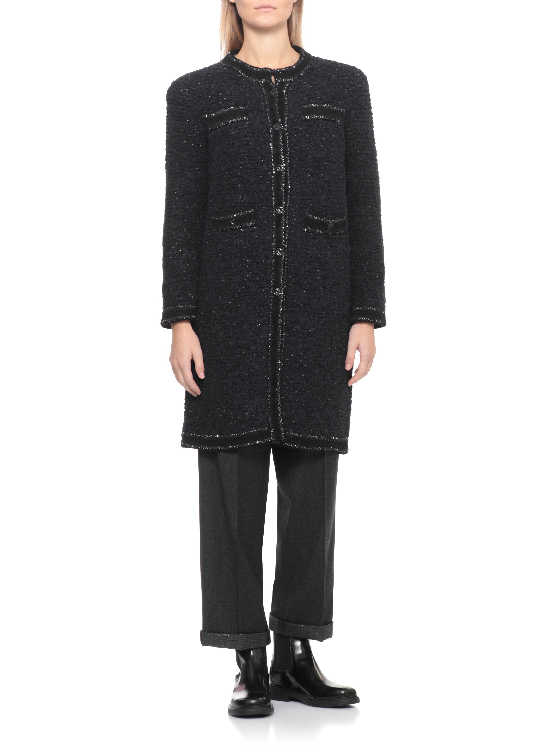 D.exterior Coats Black