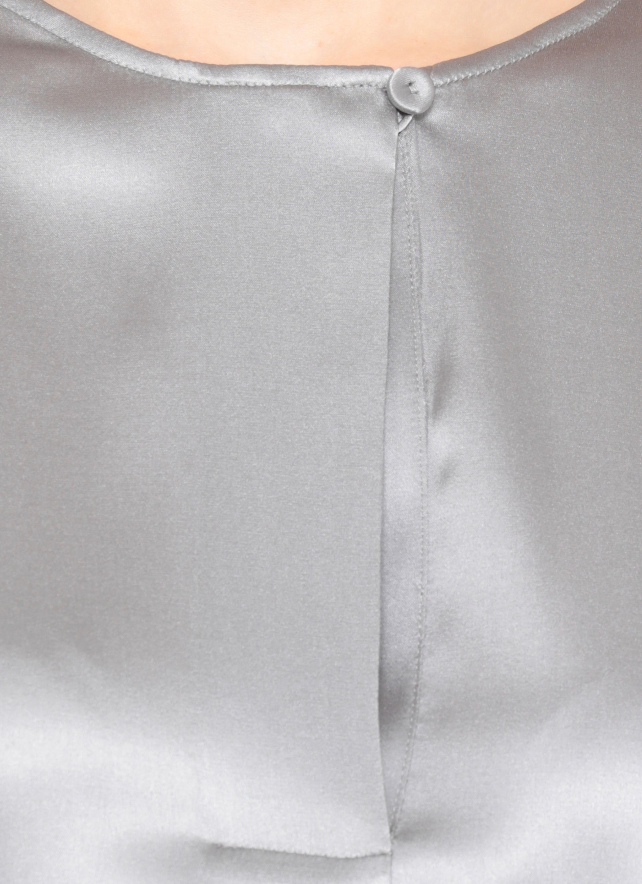 Peserico Shirts Grey Silk Elastane