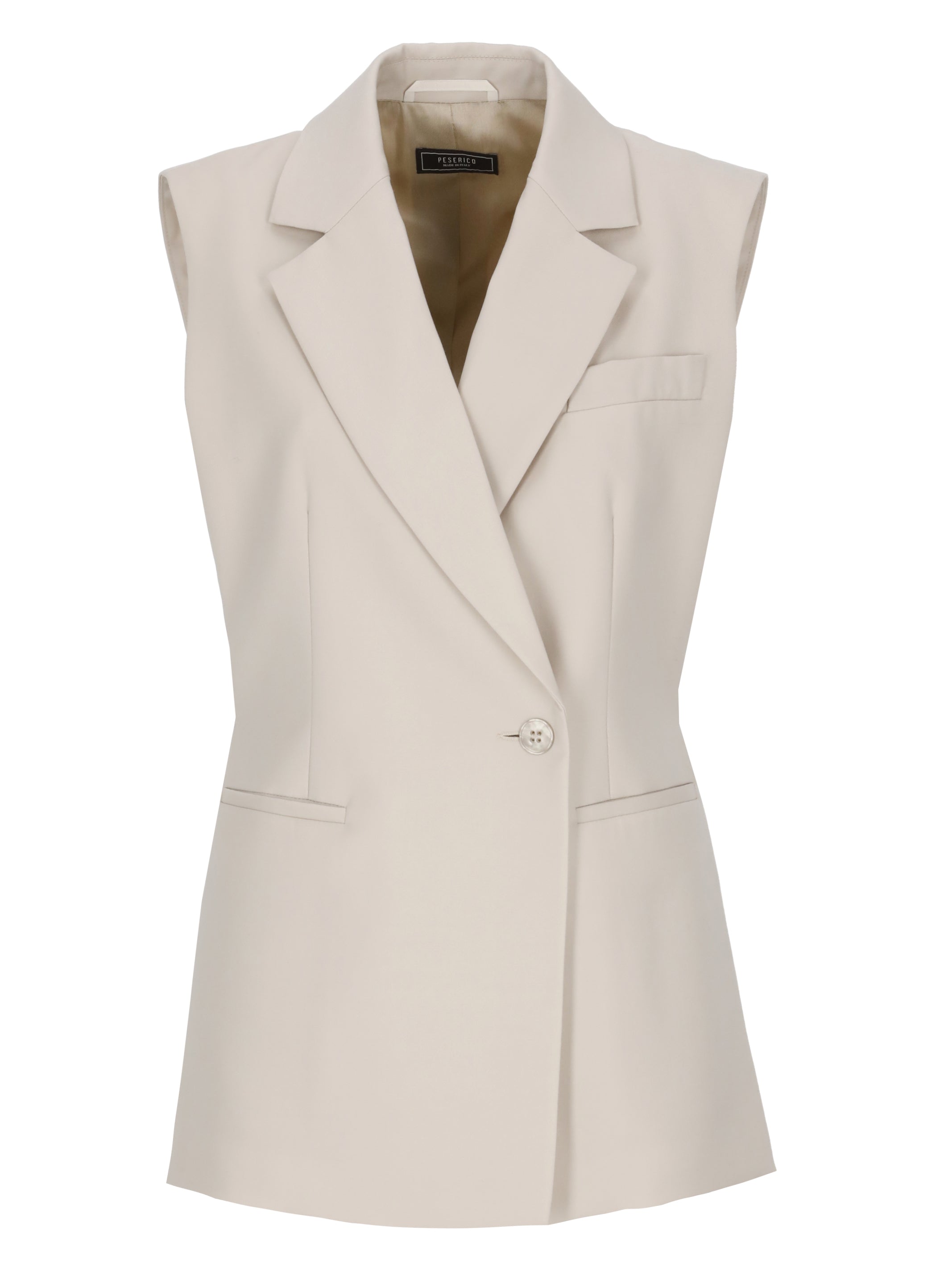 Peserico Aurea Sweaters Beige Virgin Wool Lining: Viscose