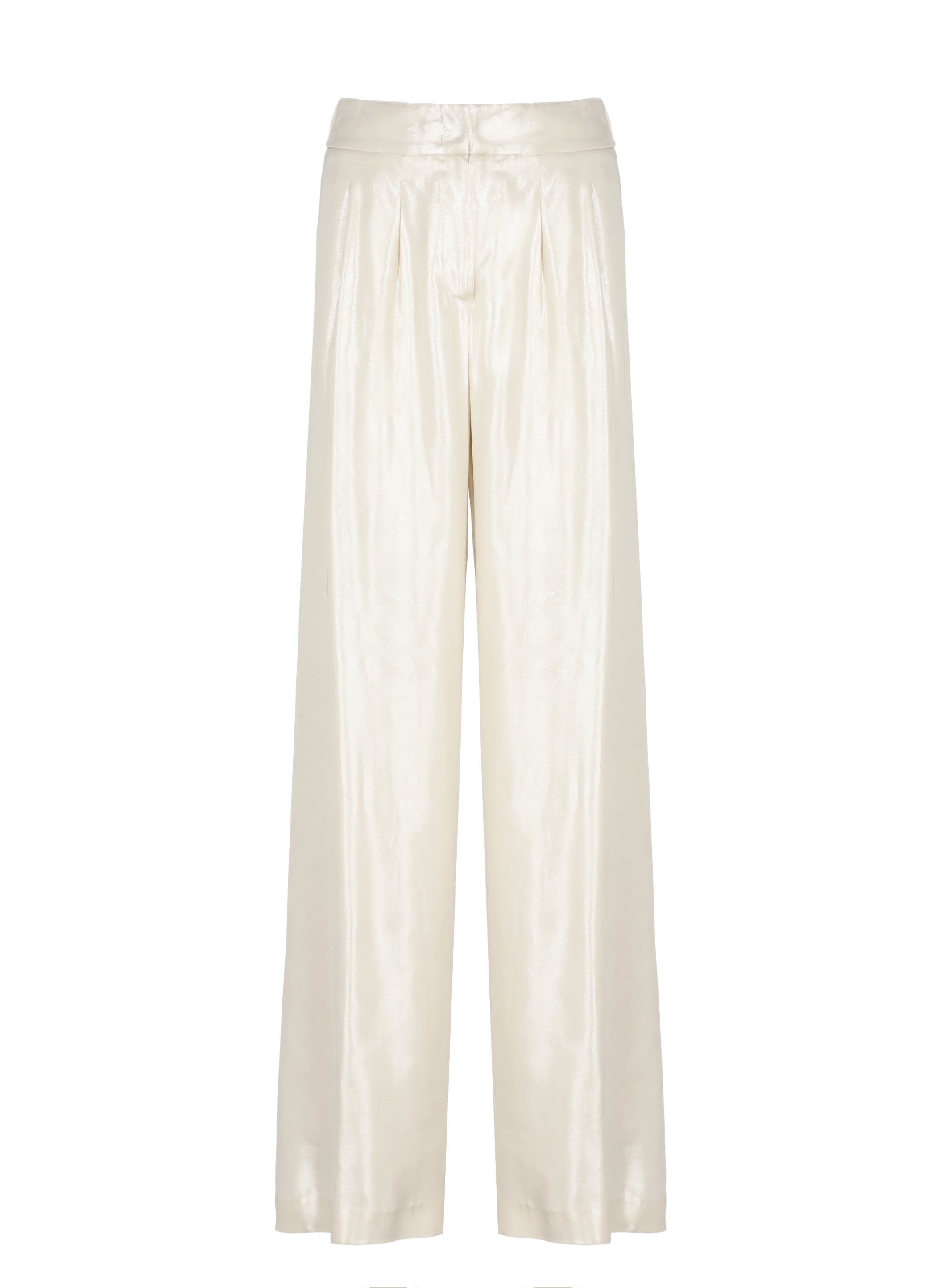 PESERICO AUREA Trousers Ivory Viscose
