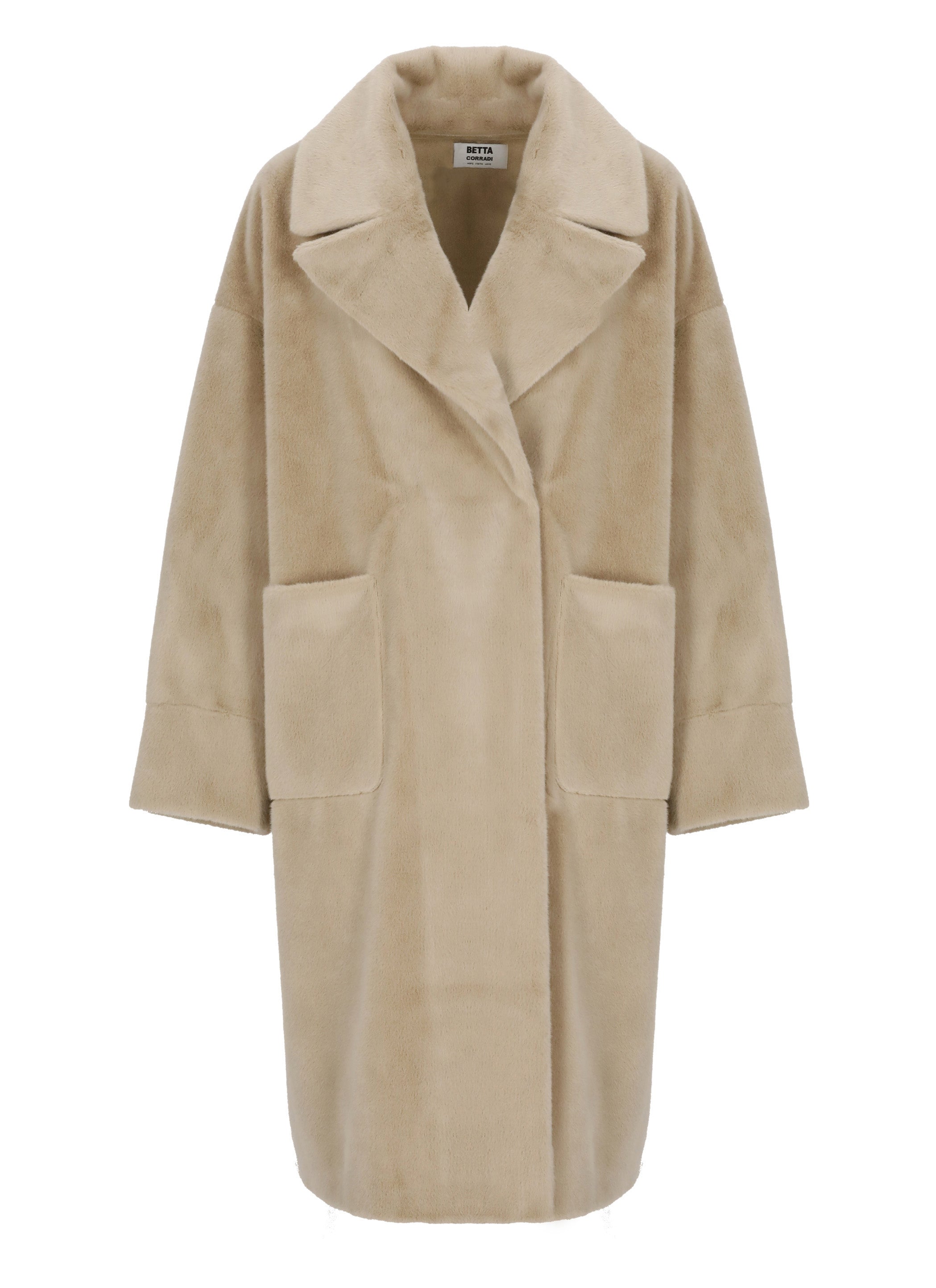 Betta Corradi Coats Beige Polyester