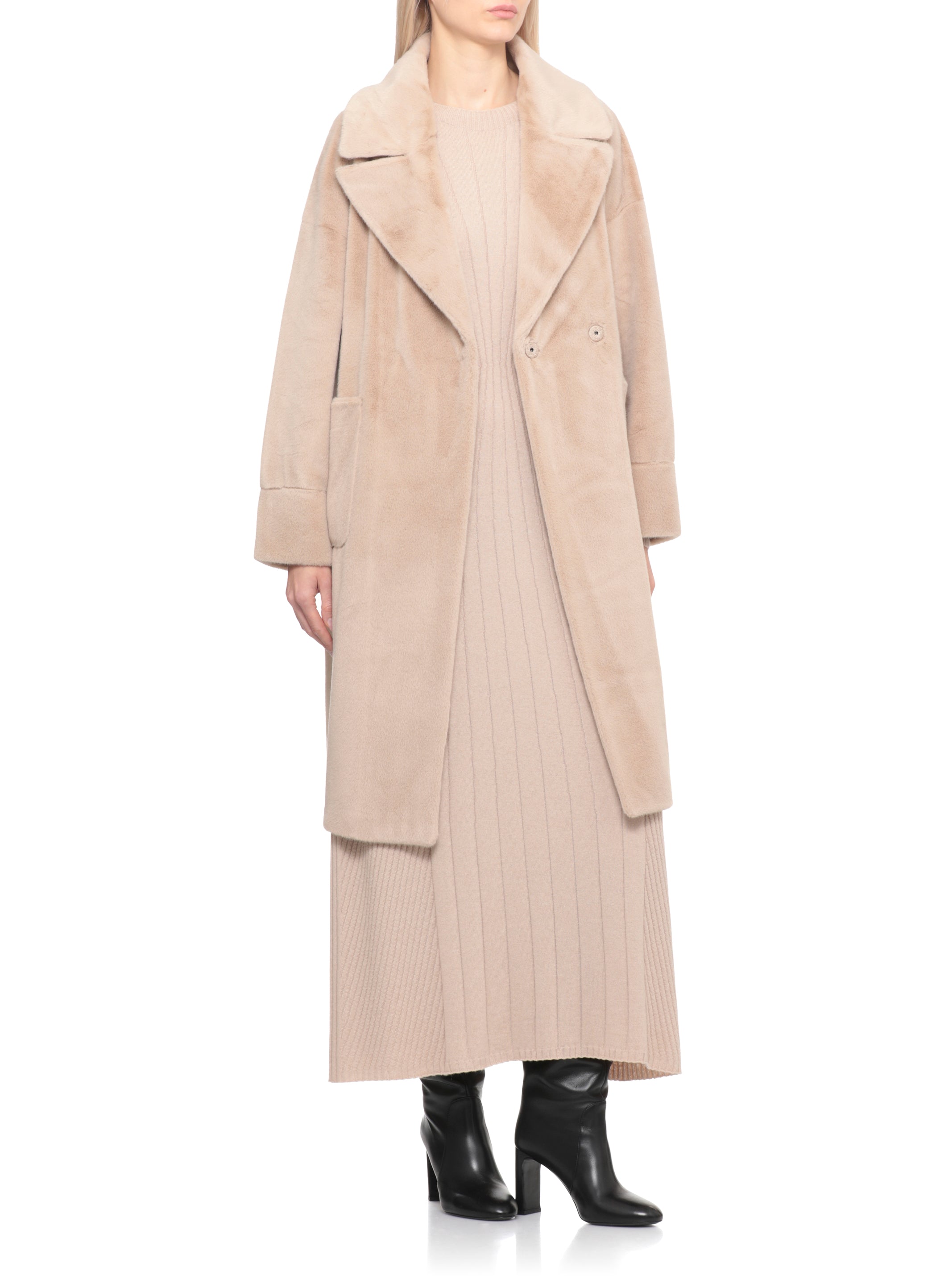 Betta Corradi Coats Beige Polyester