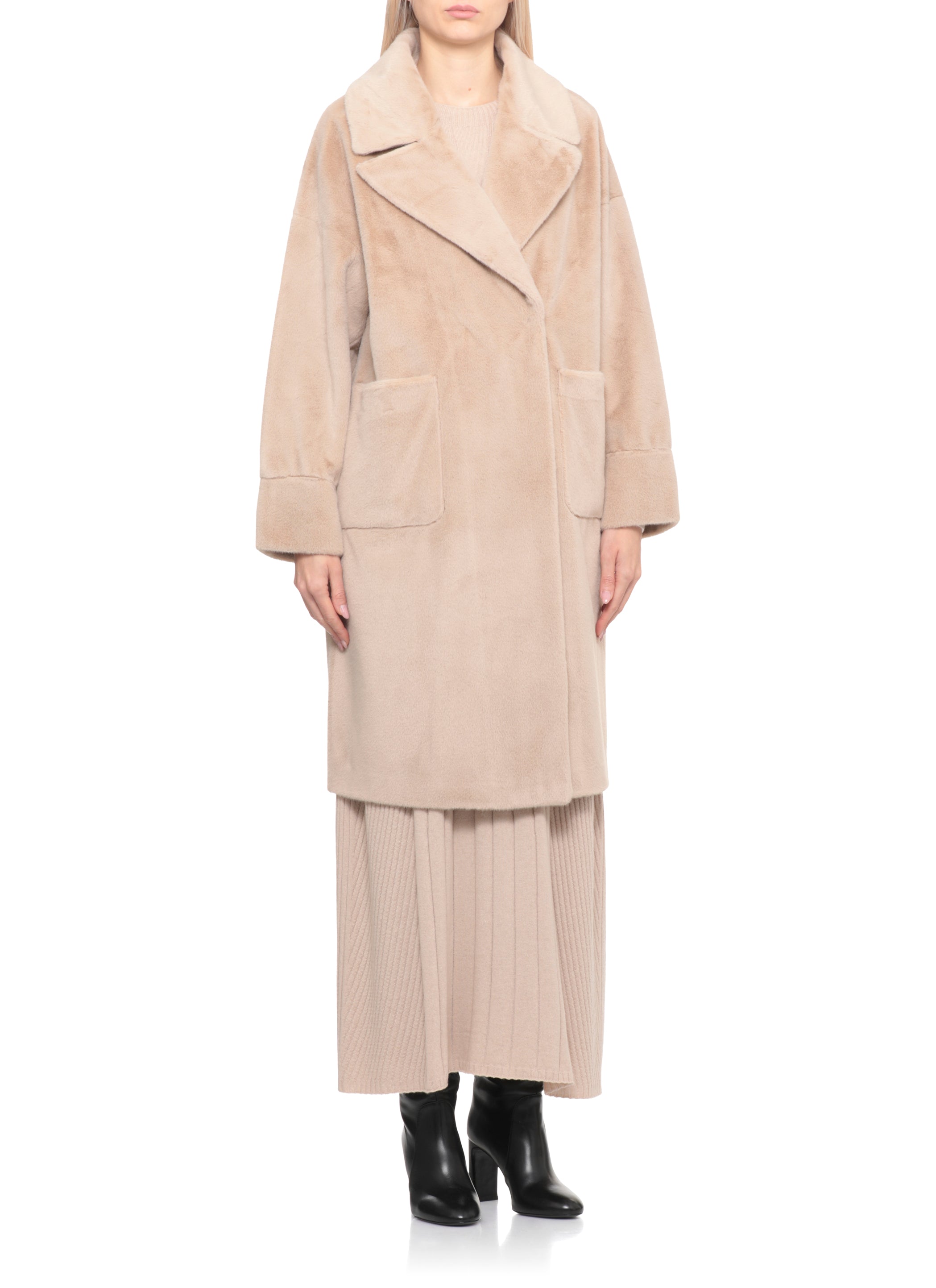 Betta Corradi Coats Beige Polyester