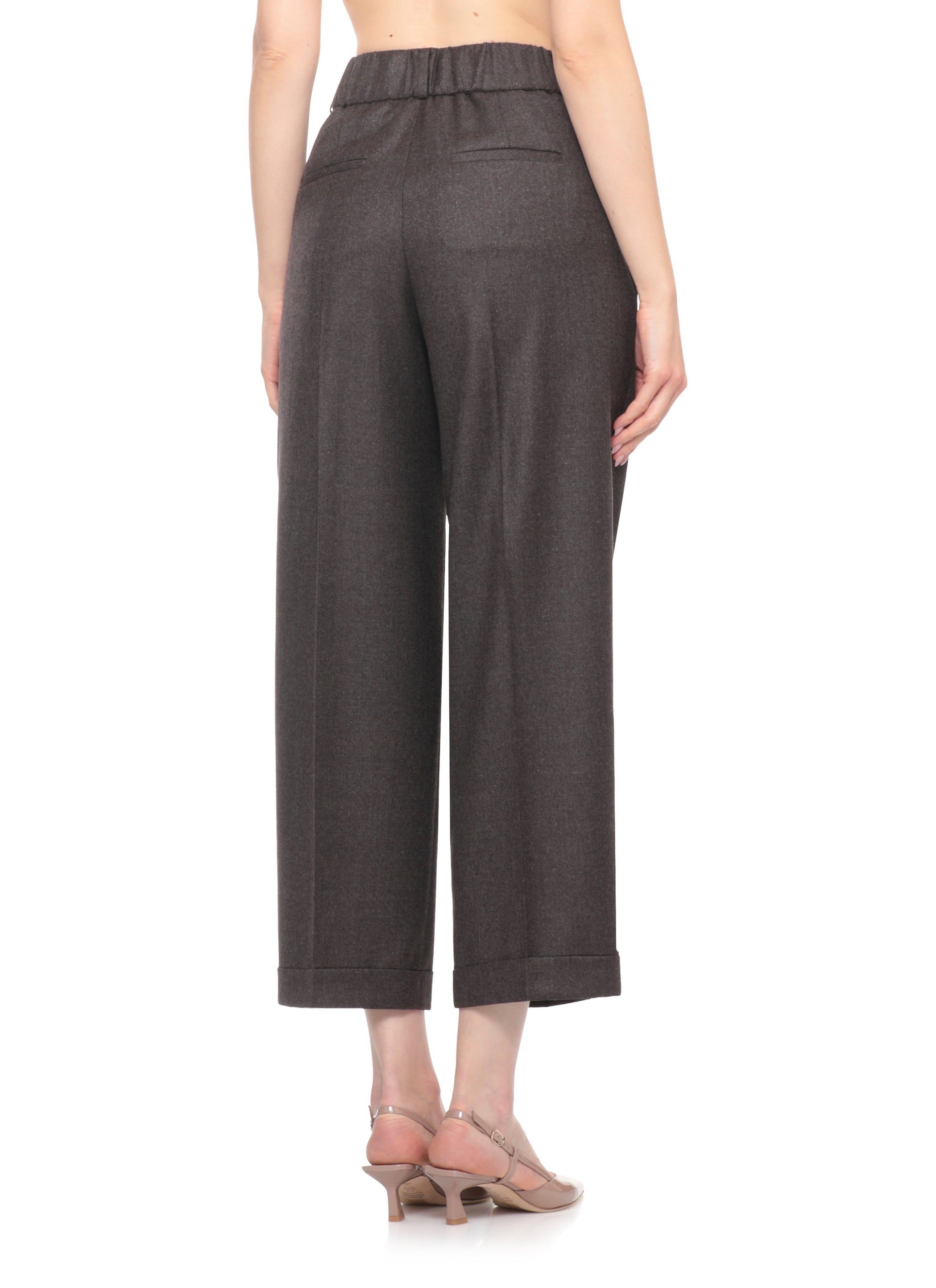 Peserico Trousers Brown