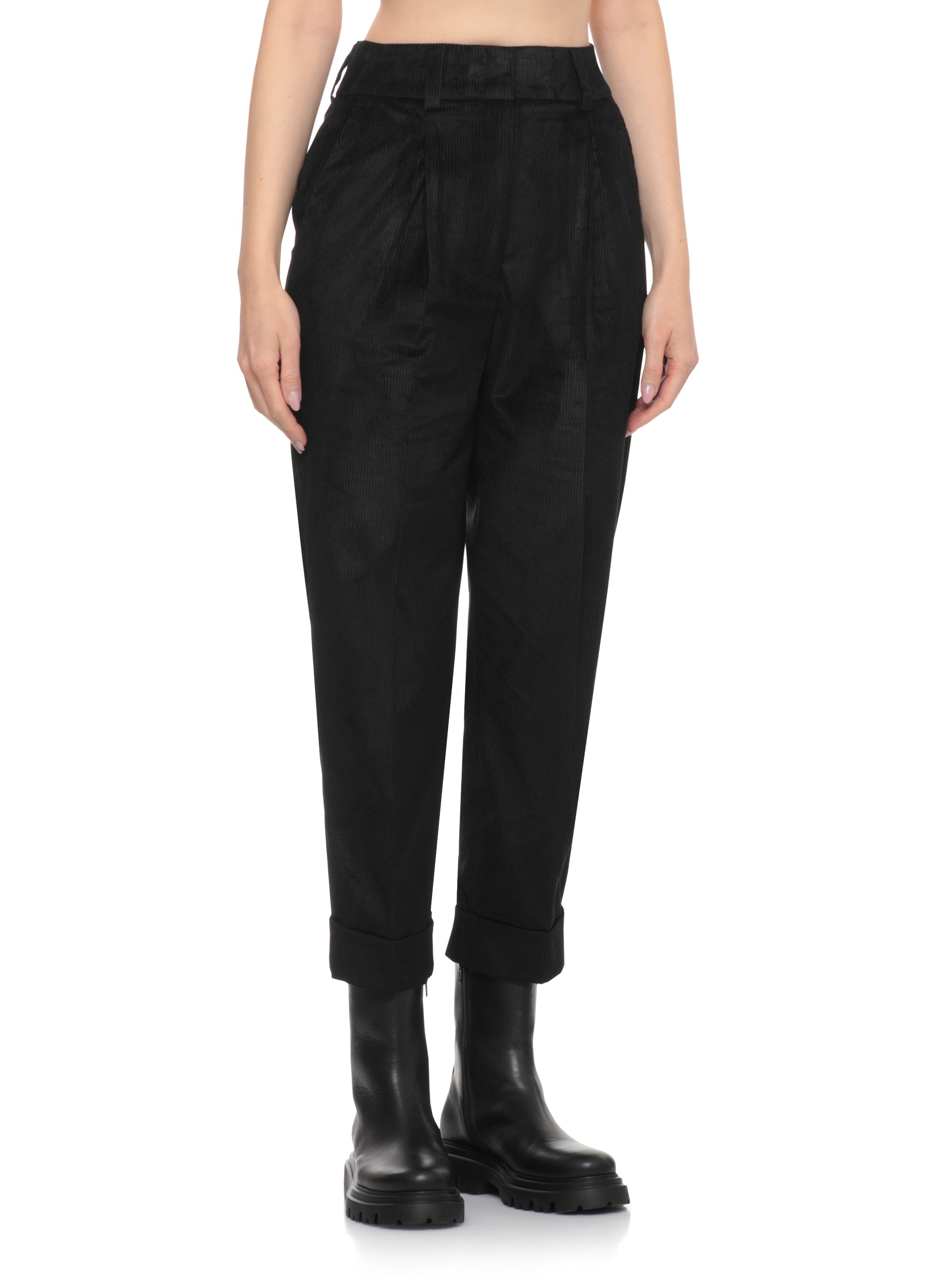 Peserico Trousers Black