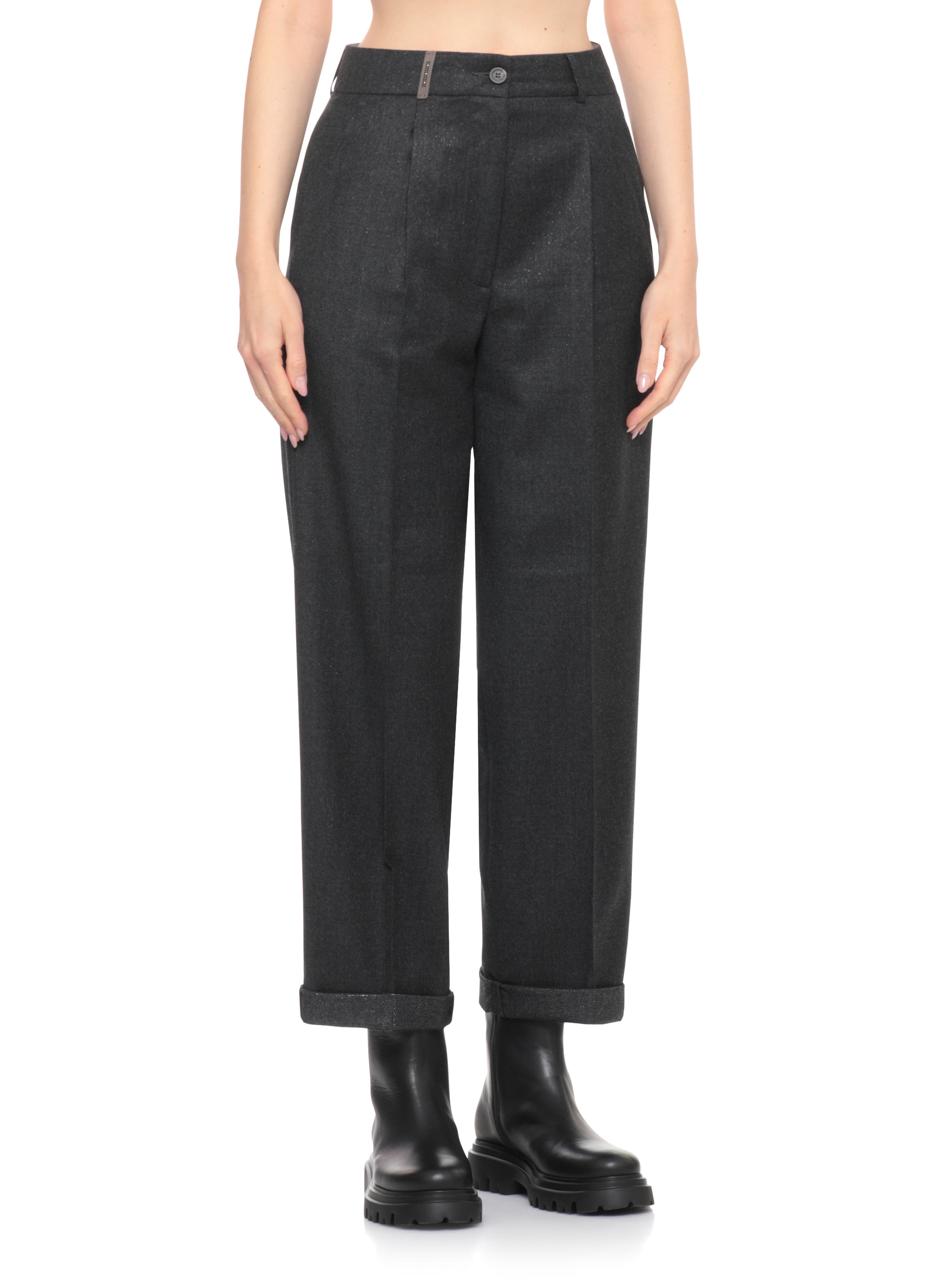 Peserico Trousers Grey