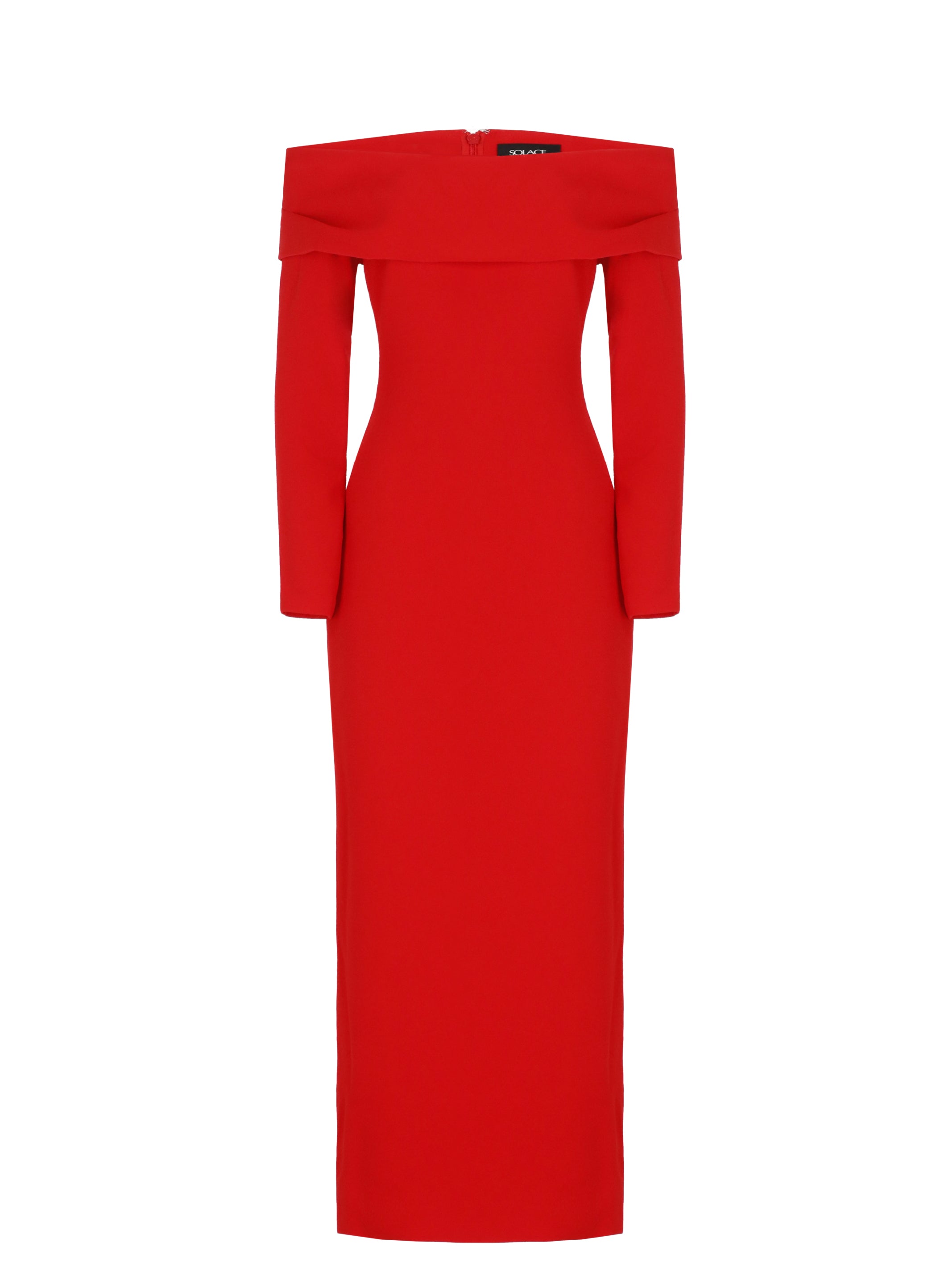 Solace London Dresses Red Polyester