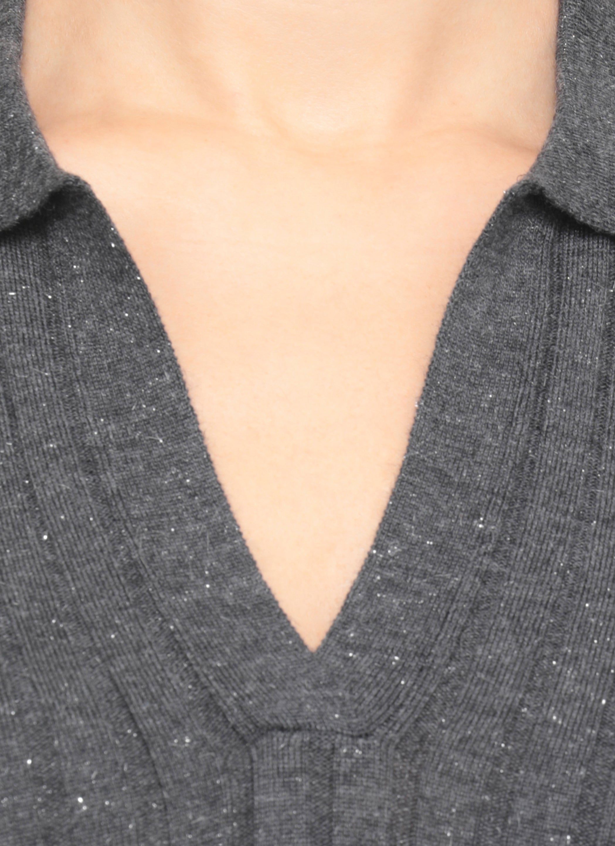 Peserico Sweaters Grey Virgin Wool Viscose Polyester