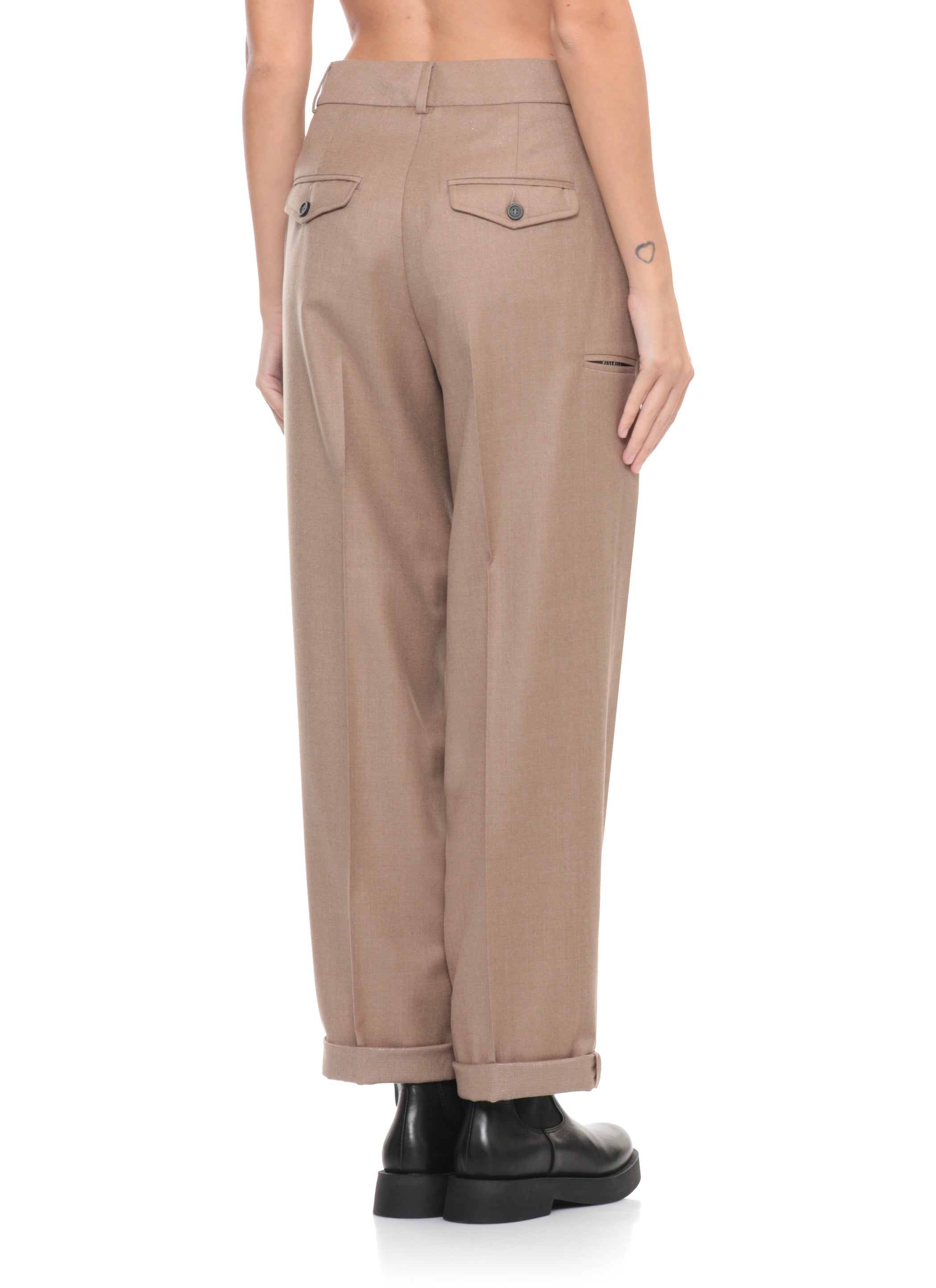 Peserico Trousers Beige