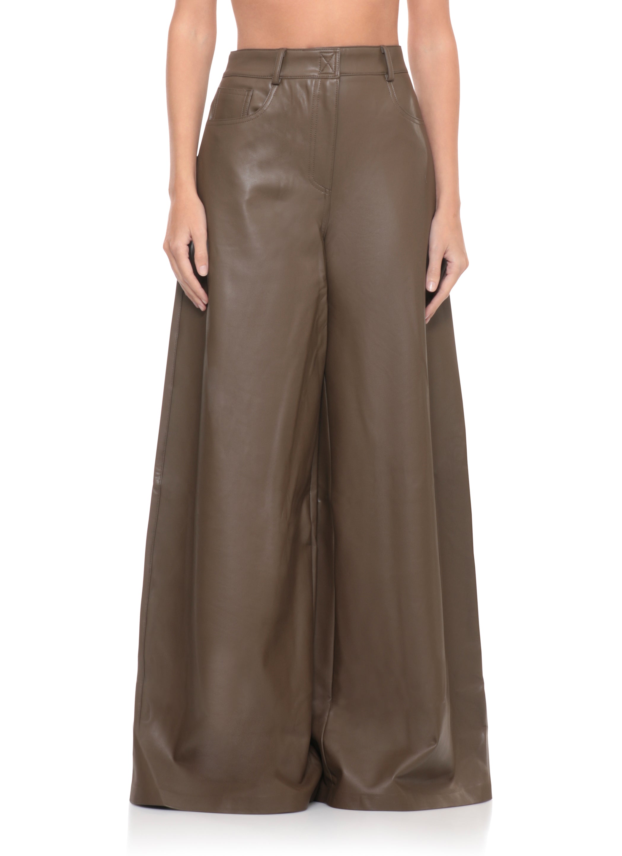 Norma Kamali Trousers Brown