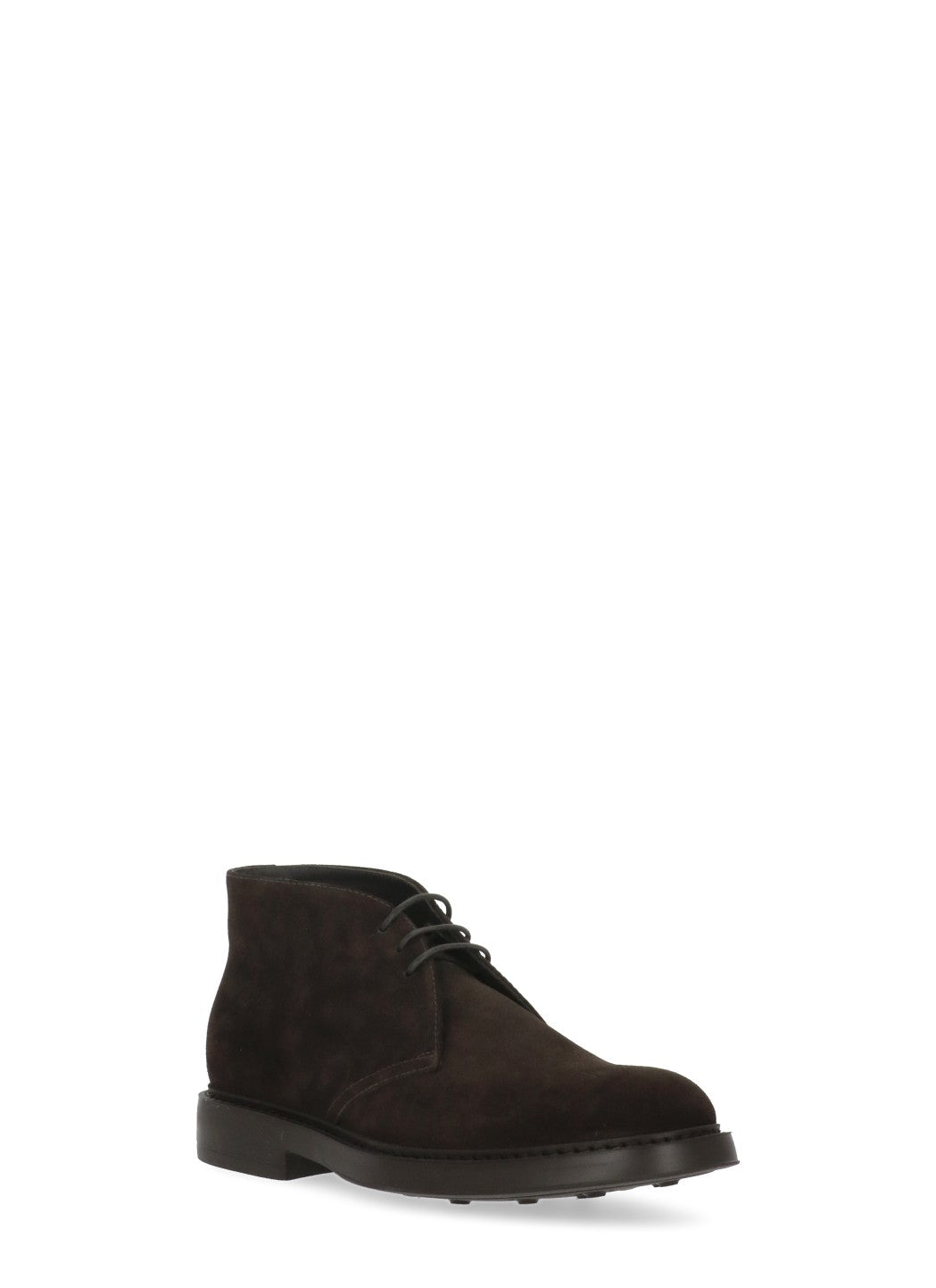 Doucals Flat Shoes Brown Cowhide Sole: Rubber