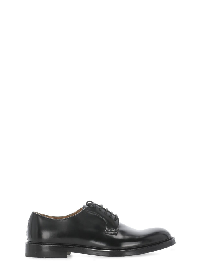 Doucals Flat Shoes Black Cowhide Sole: Rubber