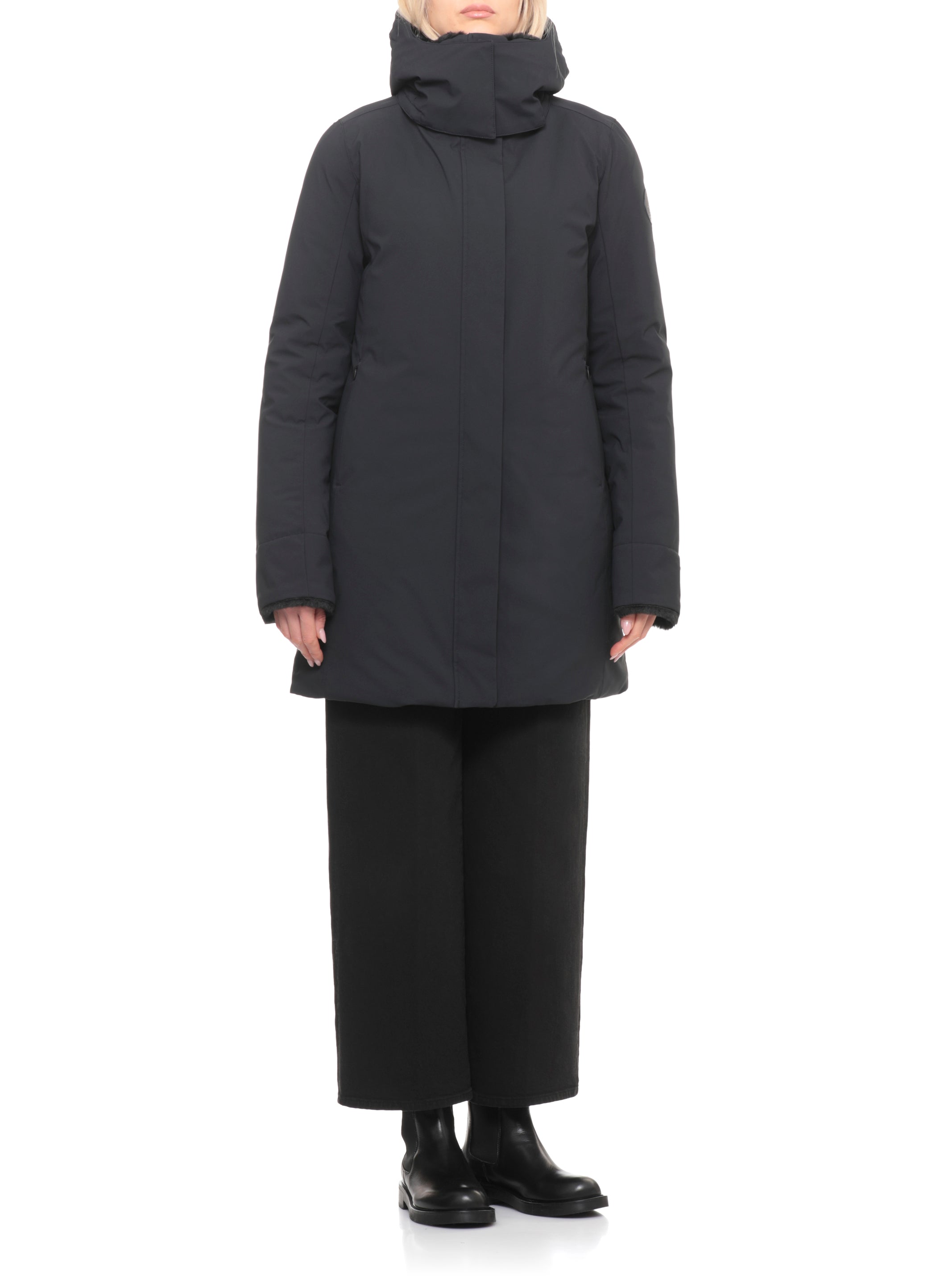 Save The Duck Coats Black Polyester Lining 2: Nylon