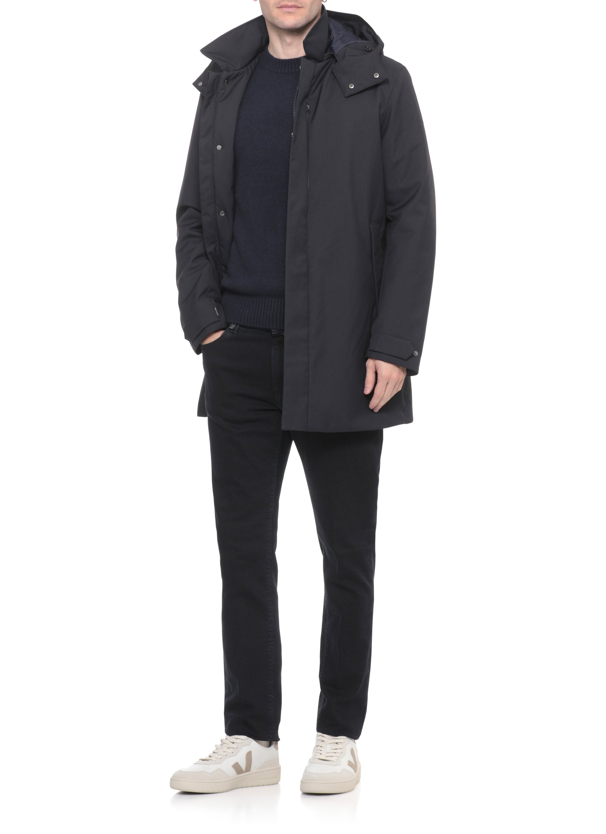 Save The Duck Coats Blue Polyester
