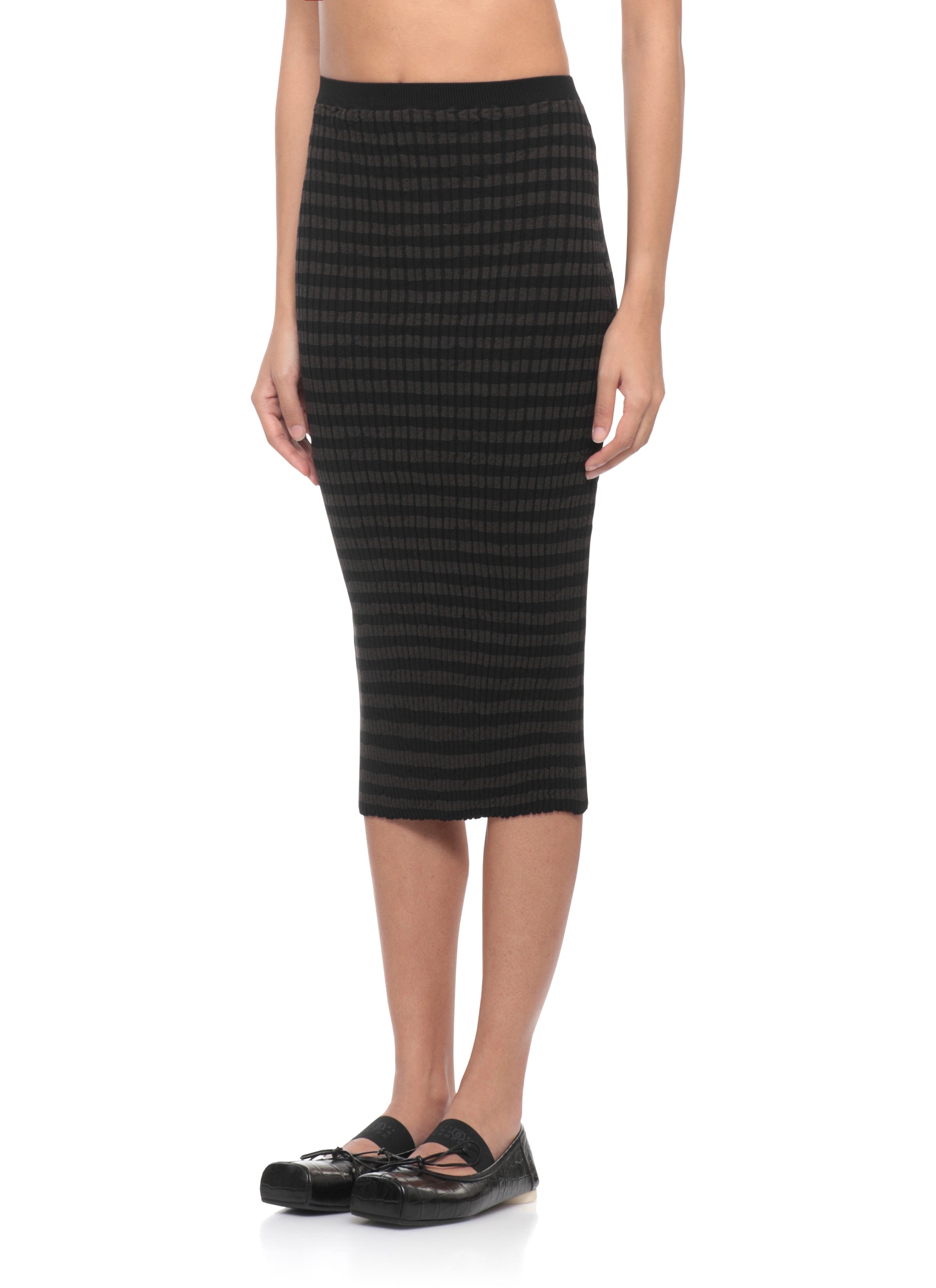 MM6 Maison Margiela Skirts Black Viscose Polyester