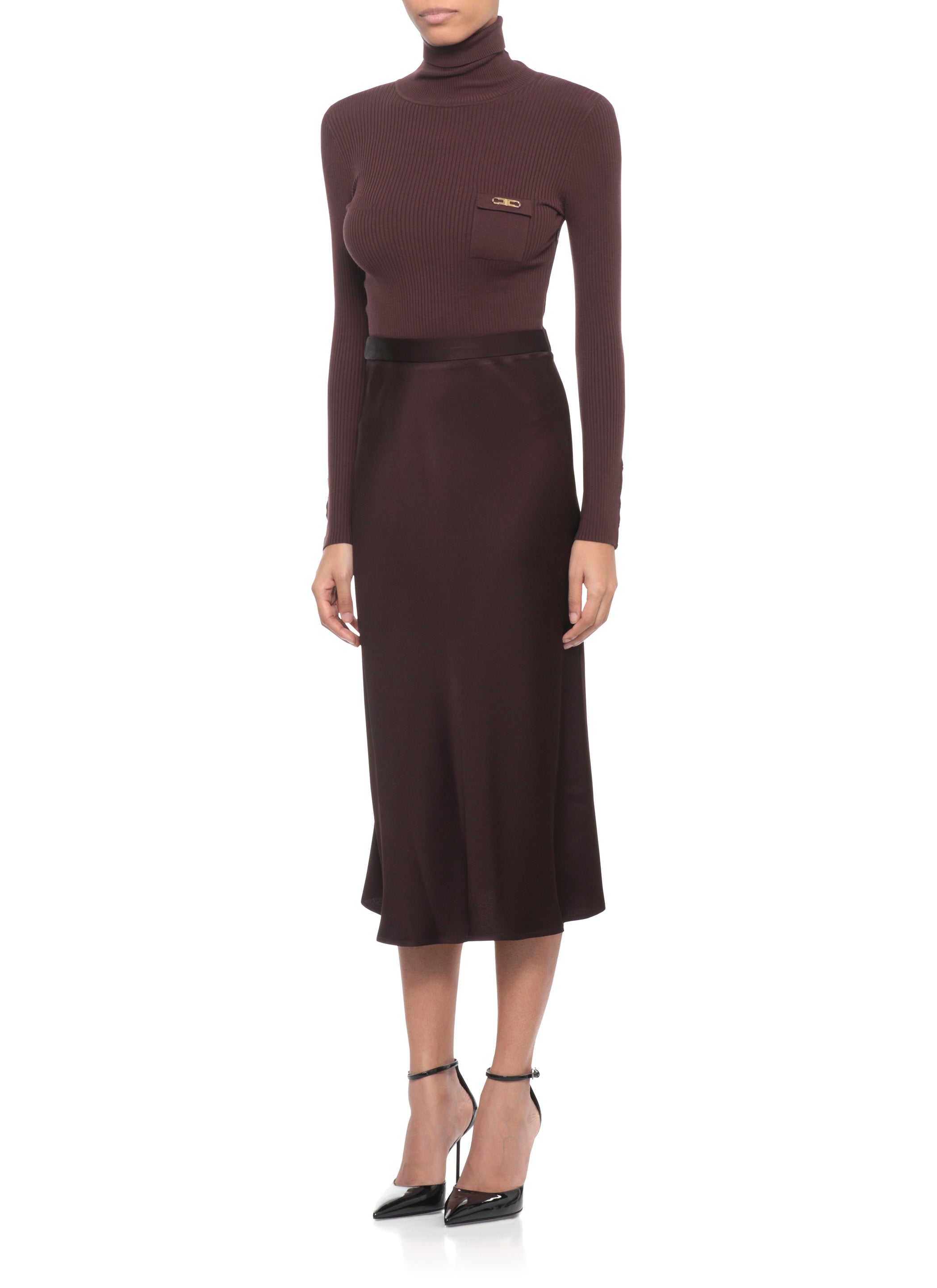 Elisabetta Franchi Dresses Bordeaux