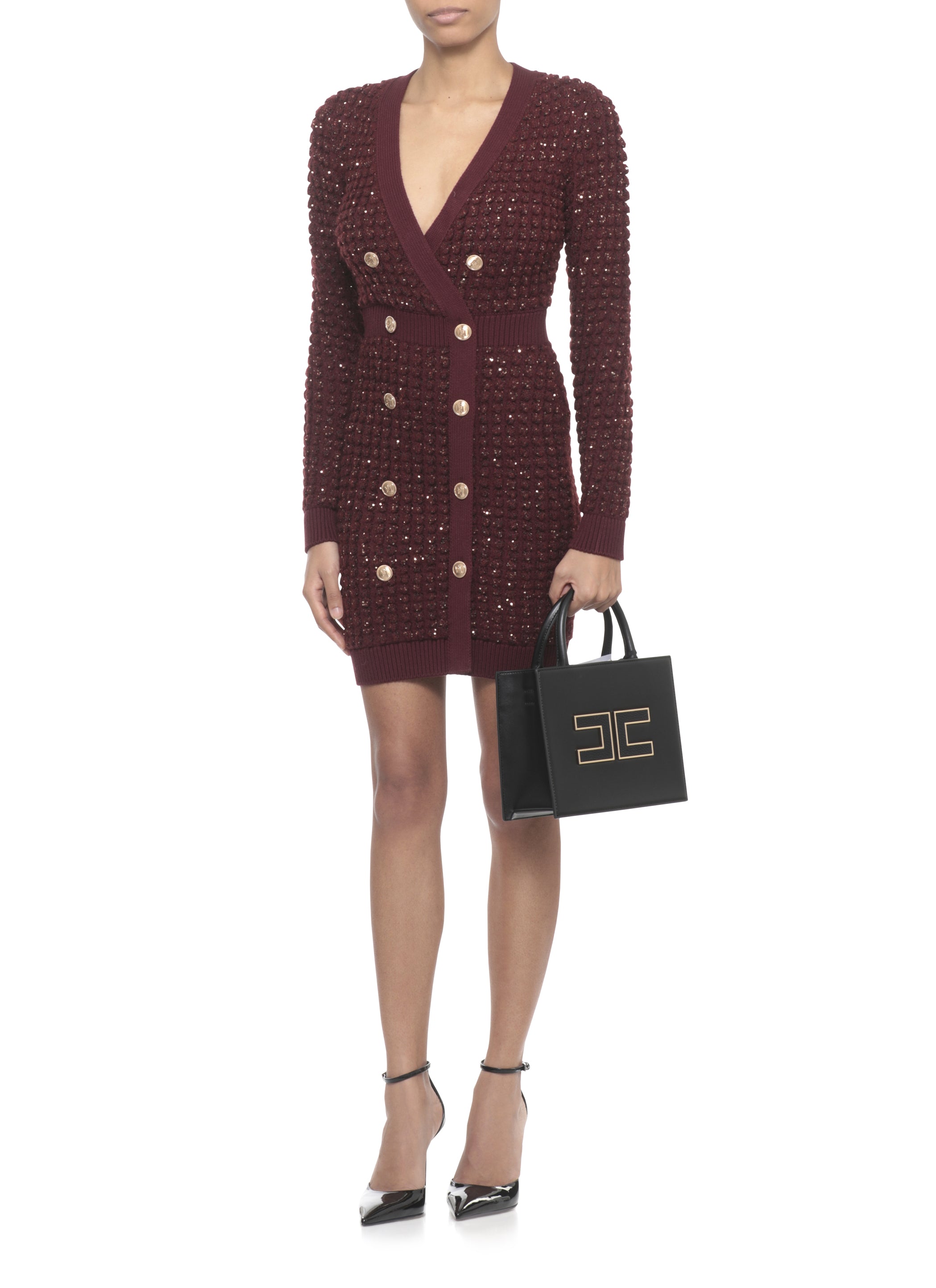 Elisabetta Franchi Dresses Bordeaux