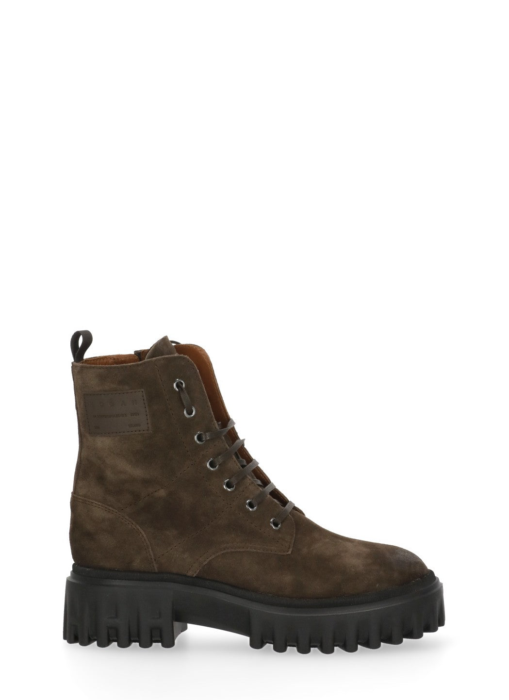 Hogan Boots Brown Cowhide Sole: Rubber