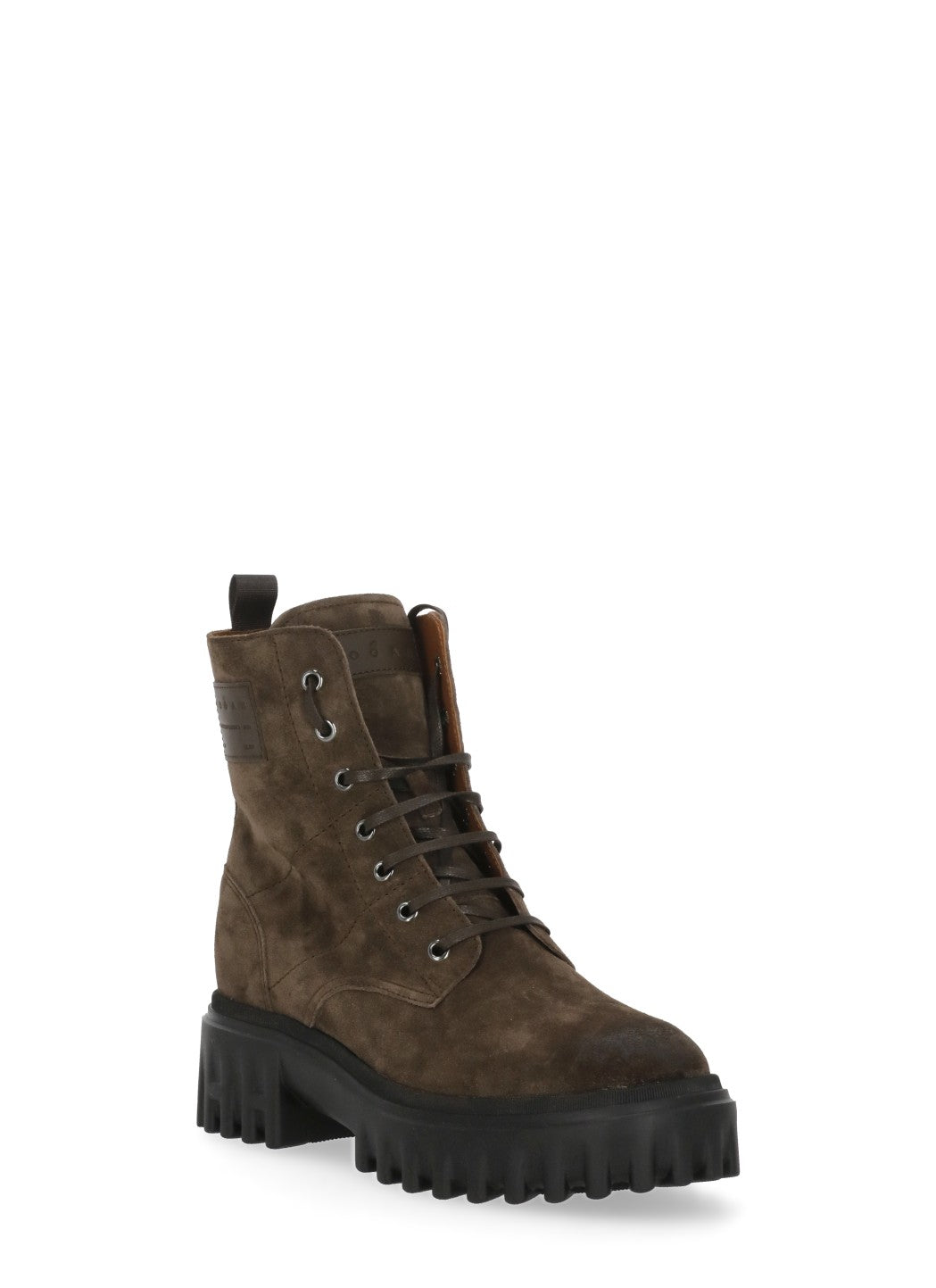 Hogan Boots Brown Cowhide Sole: Rubber