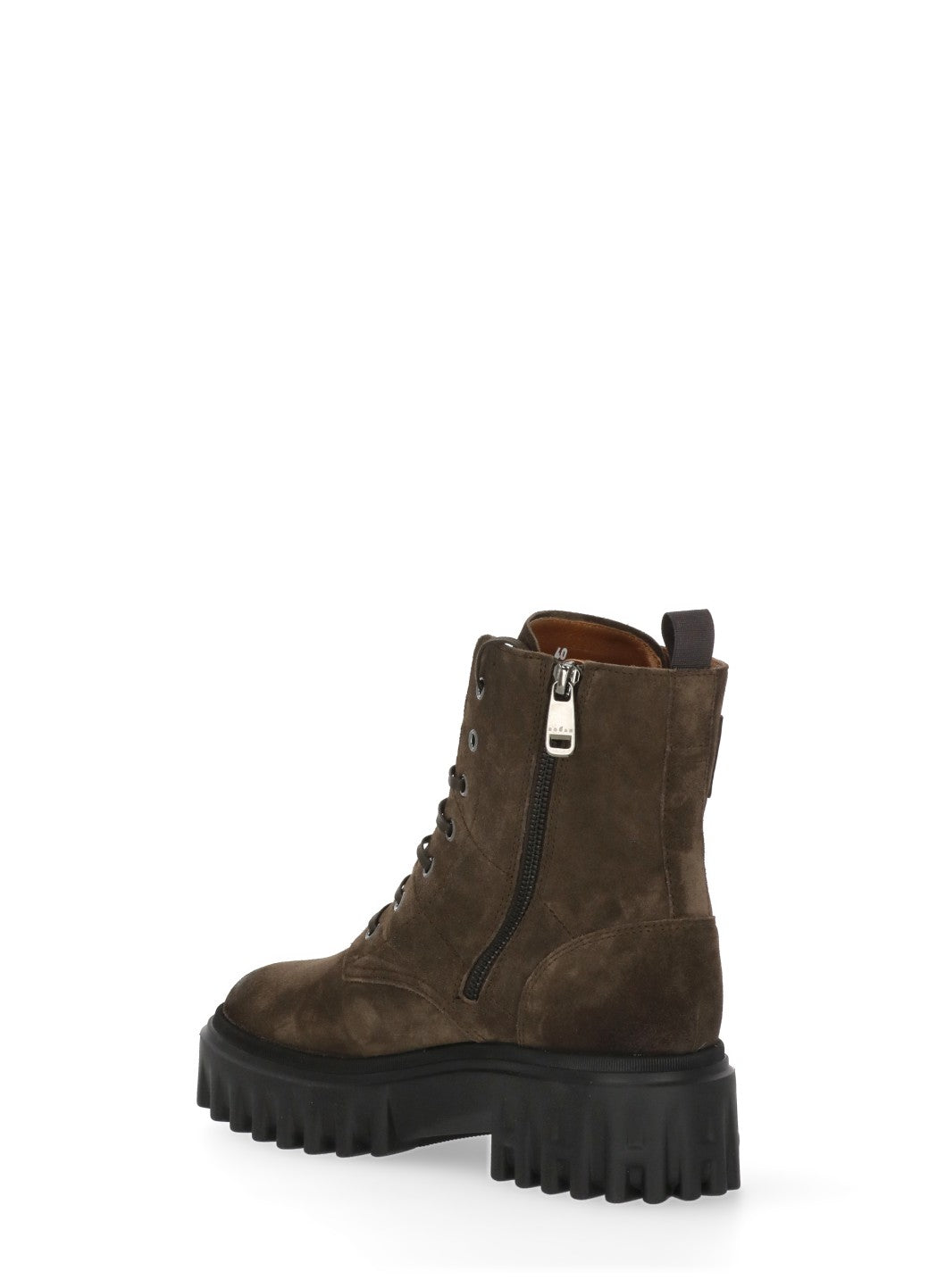 Hogan Boots Brown Cowhide Sole: Rubber