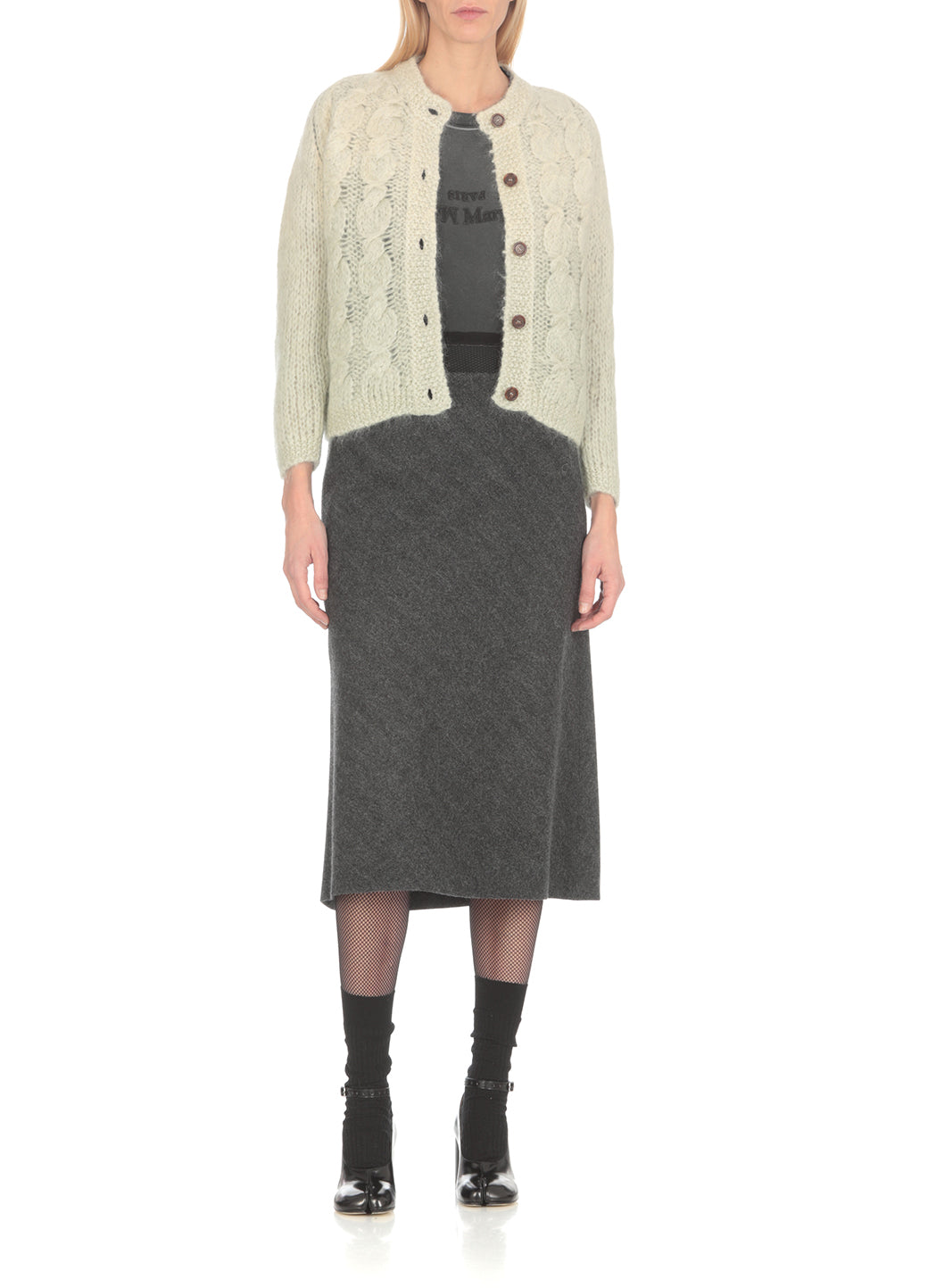 Maison Margiela T-shirts and Polos Grey Cotton