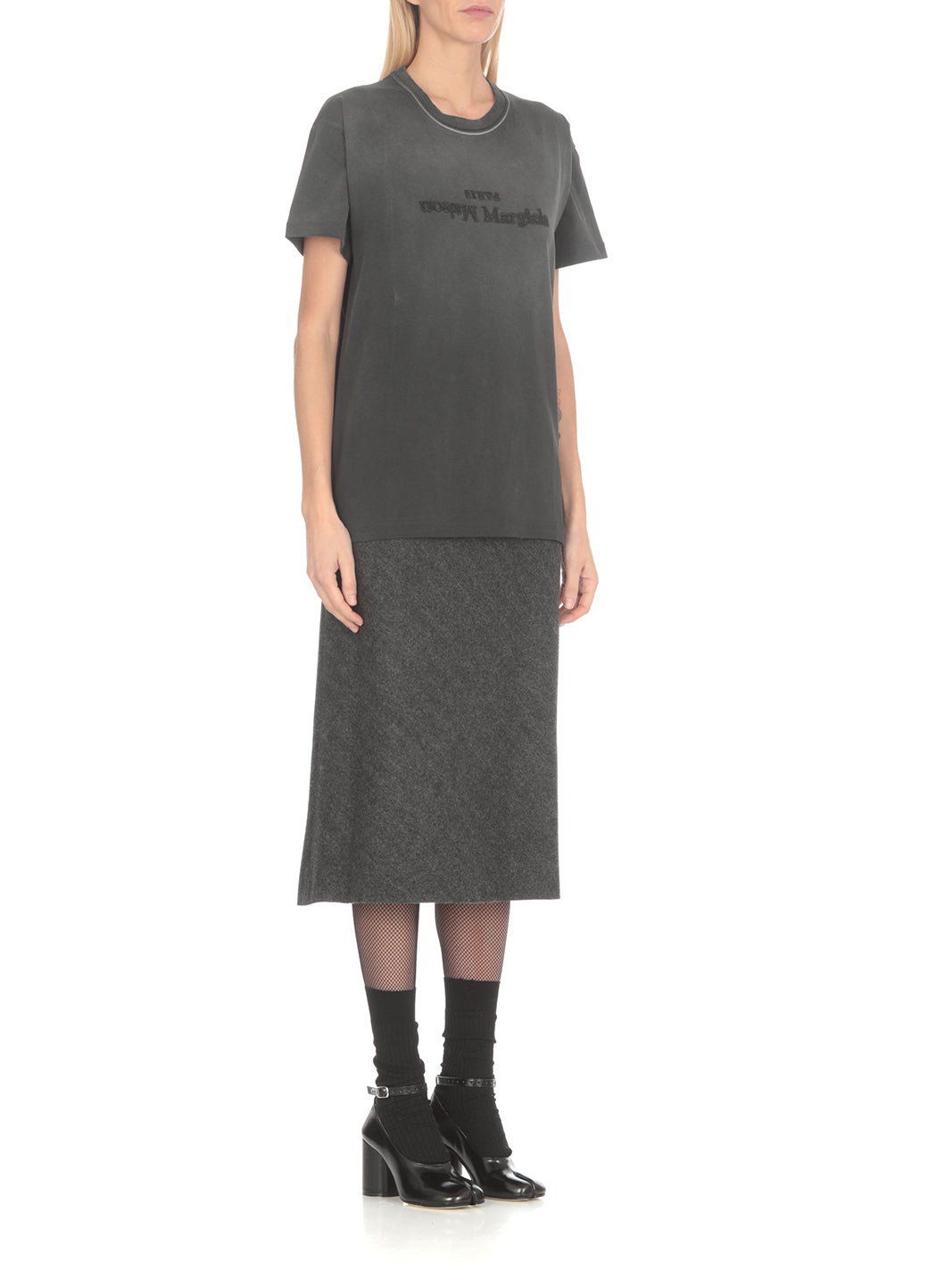 Maison Margiela T-shirts and Polos Grey Cotton