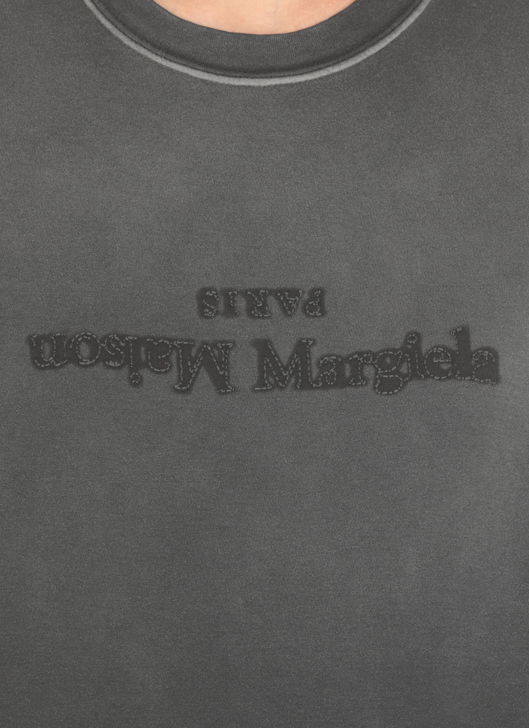 Maison Margiela T-shirts and Polos Grey Cotton