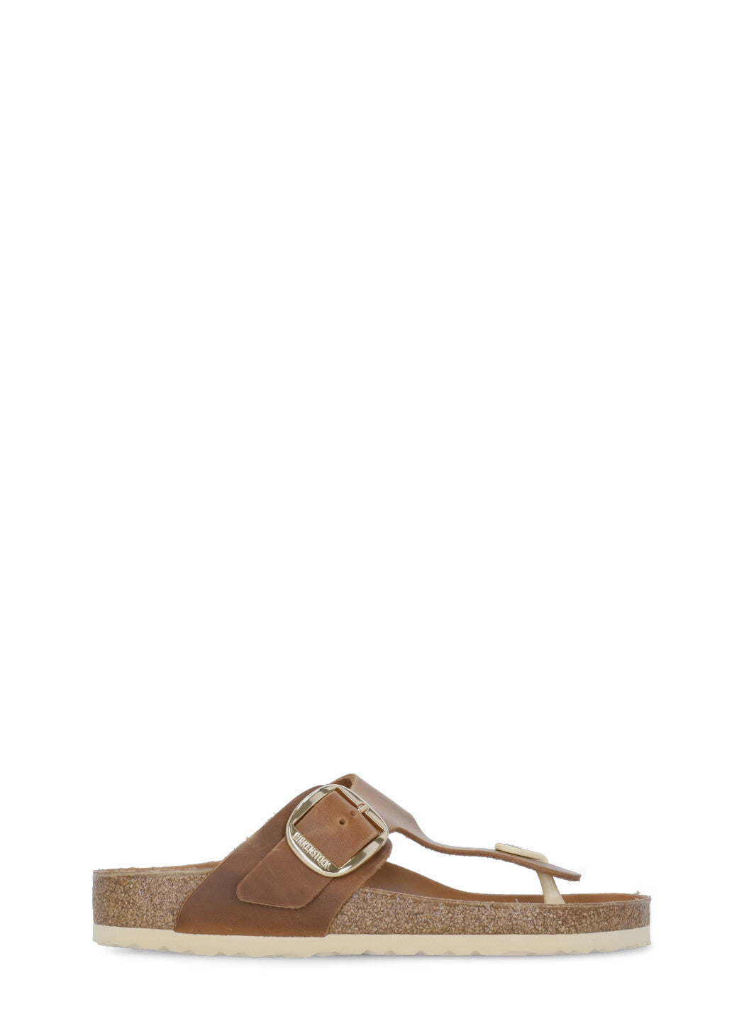 Birkenstock Sandals Brown Cow Leather Sole: Rubber